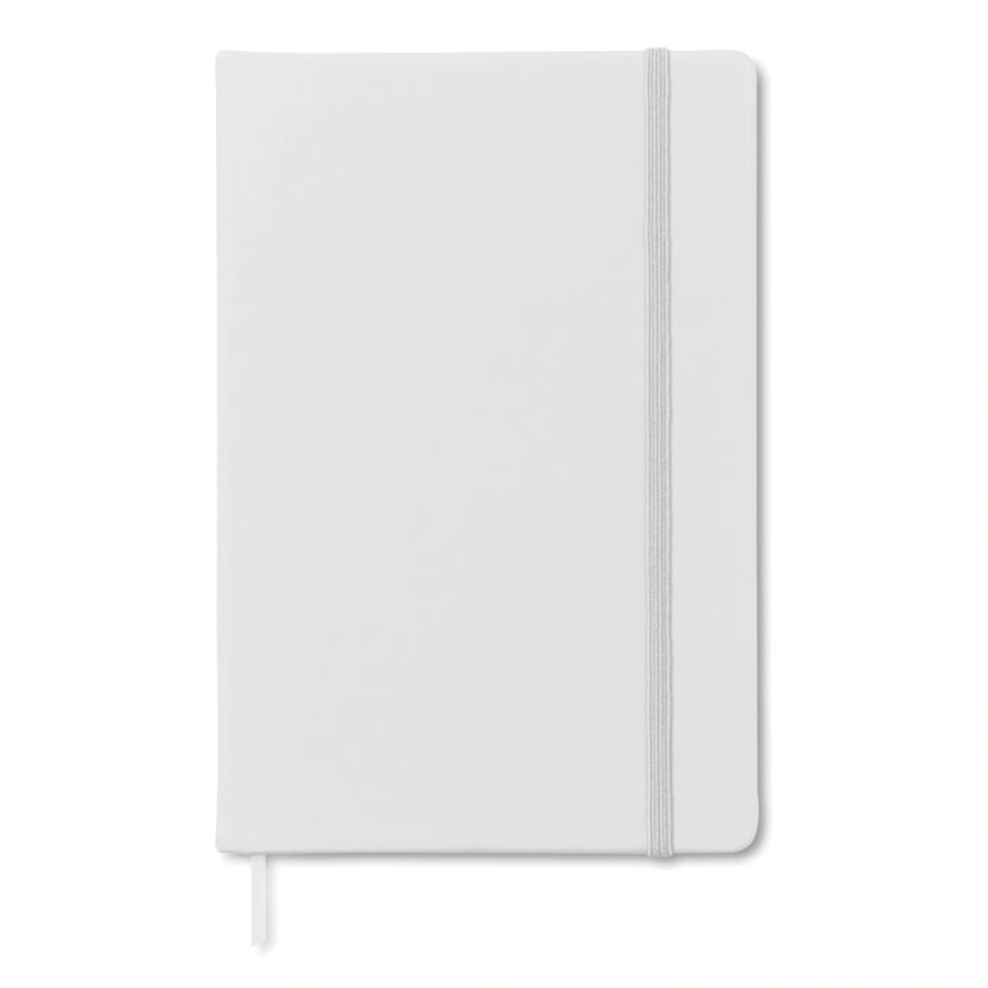 ARCONOT, Блокнот А5 з твердою обкладинкою з поліуретану, 96 аркушів - Pantone WHITE / БІЛИЙ