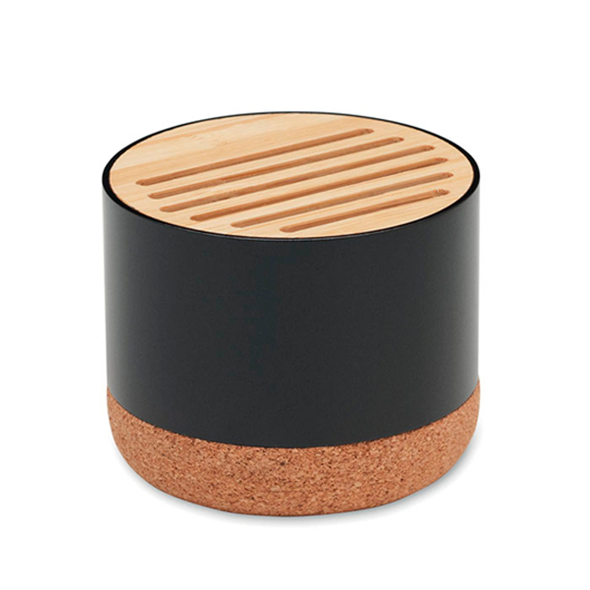 RUMBA, Бездротова Bluetooth-колонка 5.3, Ø6x4, 9 см - Чорний