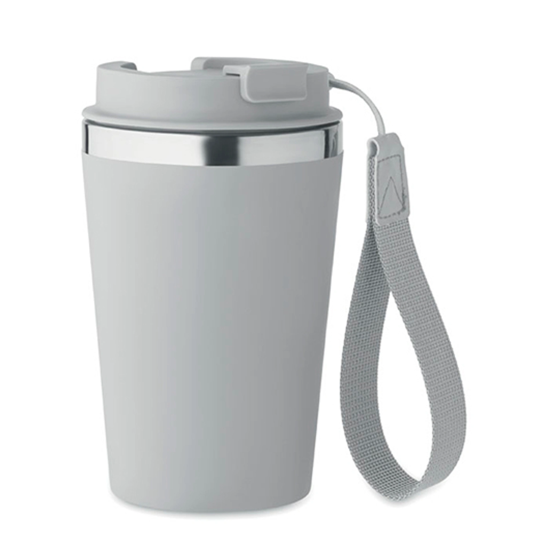 TOPAZ, Термокружка з подвійними стінками, 350 мл - Pantone COOL GREY 5C (АРТ. MO231707)