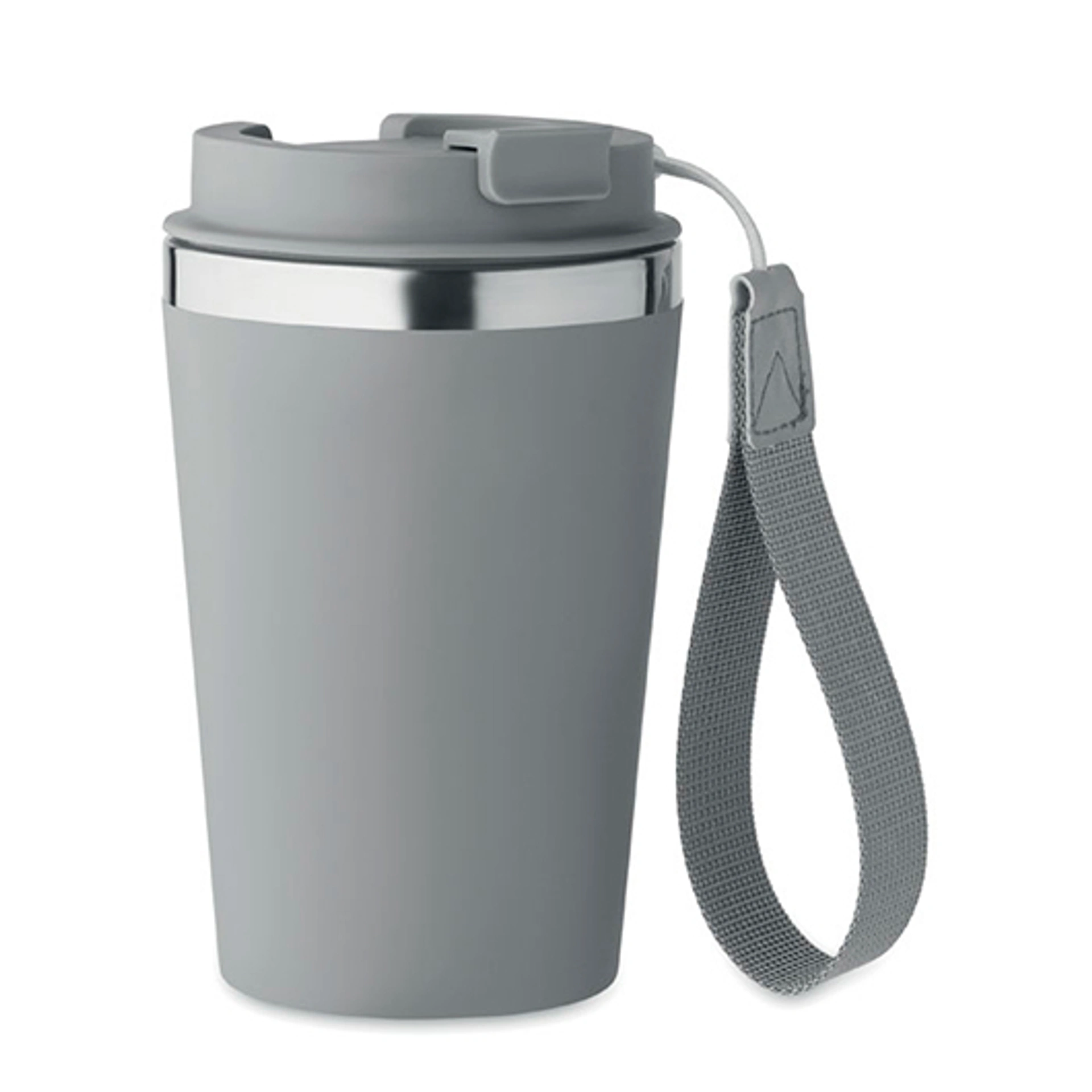 TOPAZ, Термокружка з подвійними стінками, 350 мл - Pantone COOL GREY 9C (АРТ. MO231715)