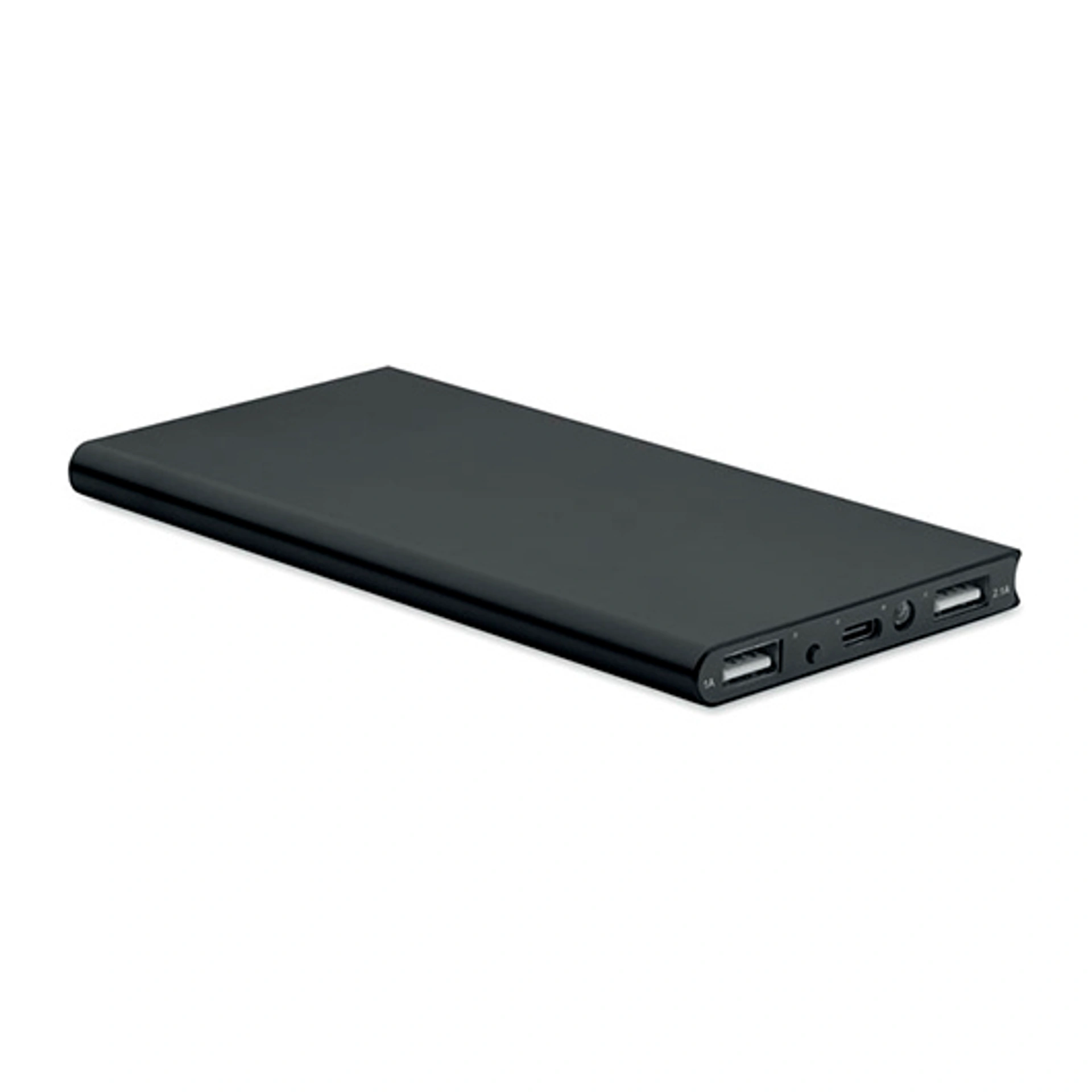 POWERFLAT8, Павербанк на 8000 mAh, метал - Чорний