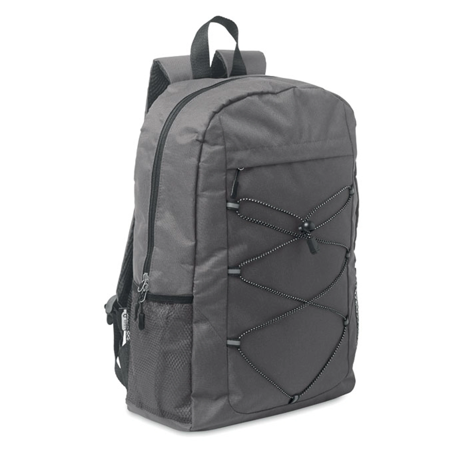HIGE, Рюкзак із переробленого поліестеру 600D RPET, 30х14х45 см - Pantone COOL GRAY 11C