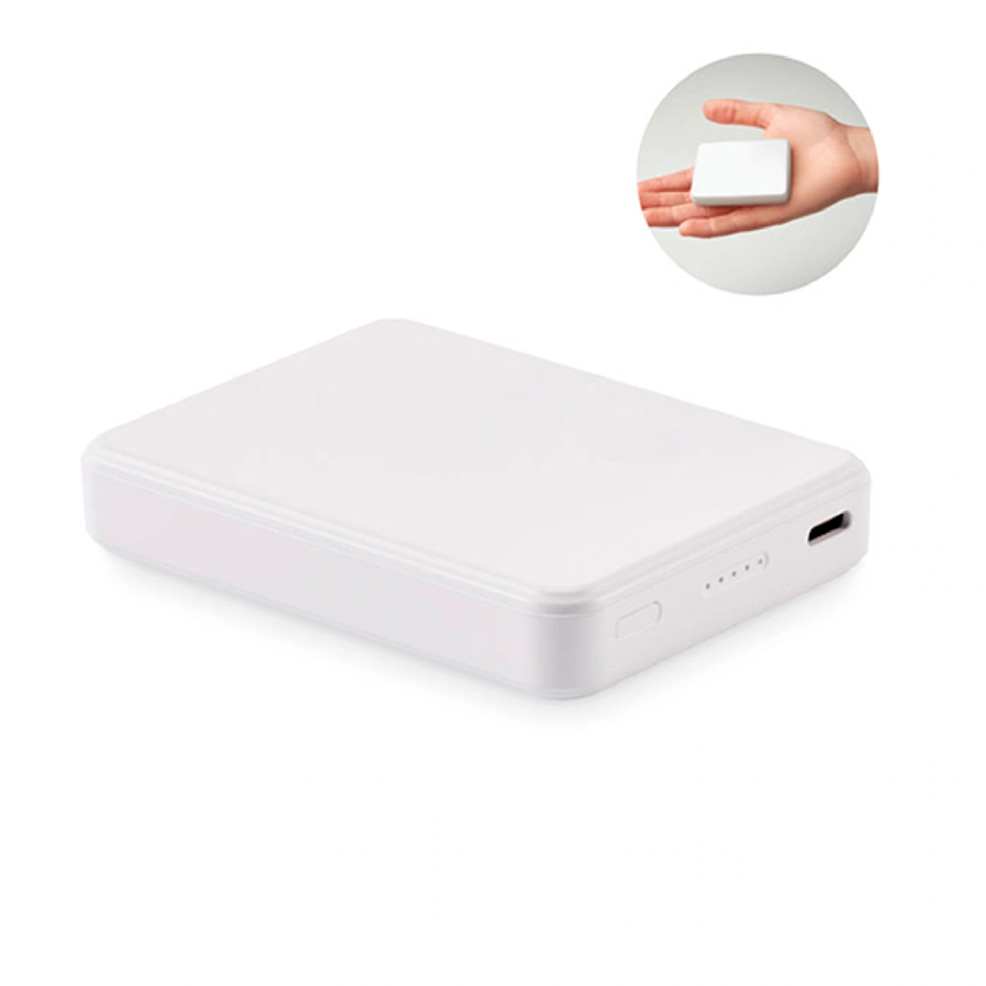 KLEINPOW, Зарядний пристрій на 5000 mAh, ABS-пластик перероблений - Білий