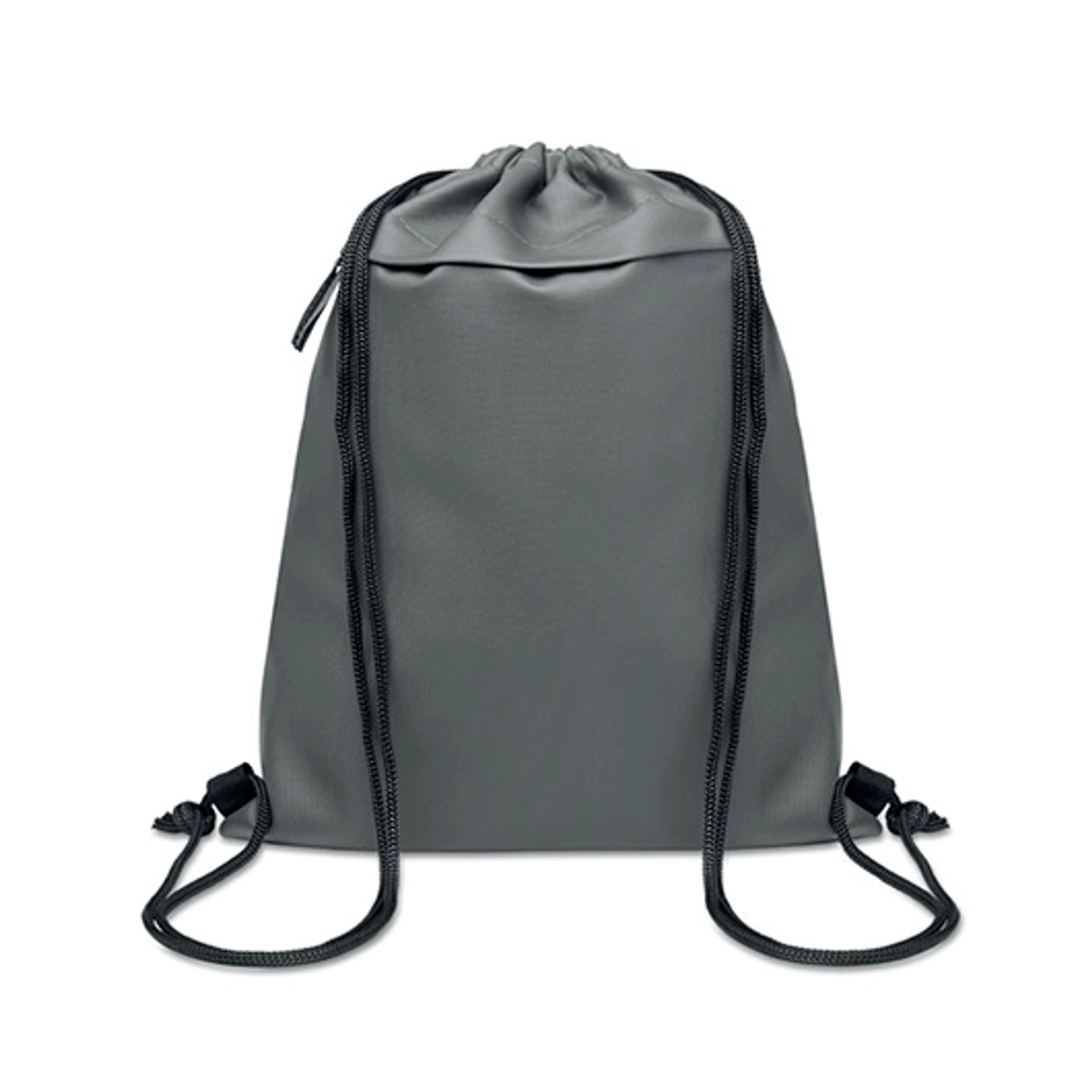 BANGKOK BAG, Сумка-мішок RPET 600D, 33х42 см - Pantone COOLO GRAY 11C