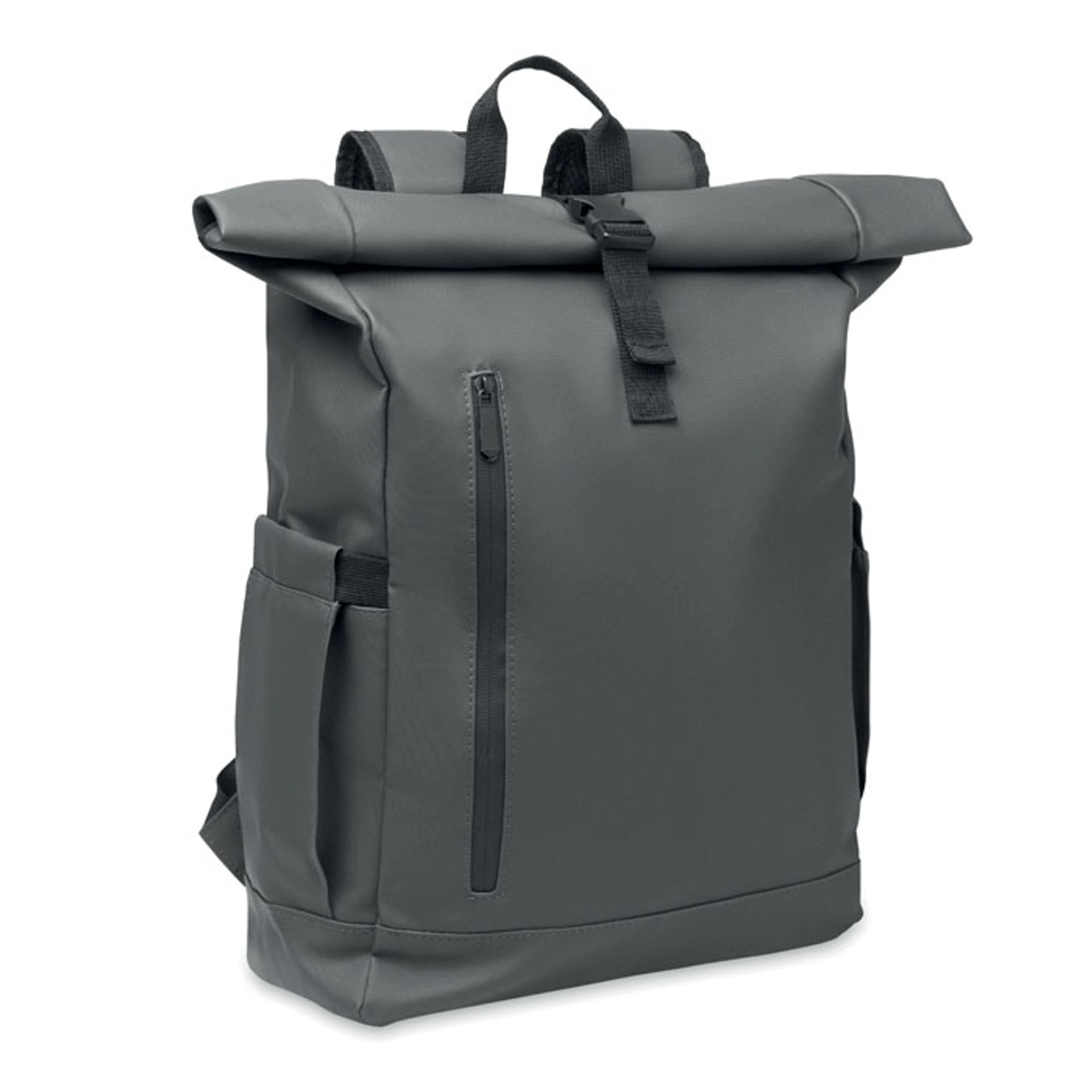 BANGKOK ROLL, Рюкзак для ноутбука 15" із рол-топ, 31x14x46 см - Pantone COOL GRAY 11C