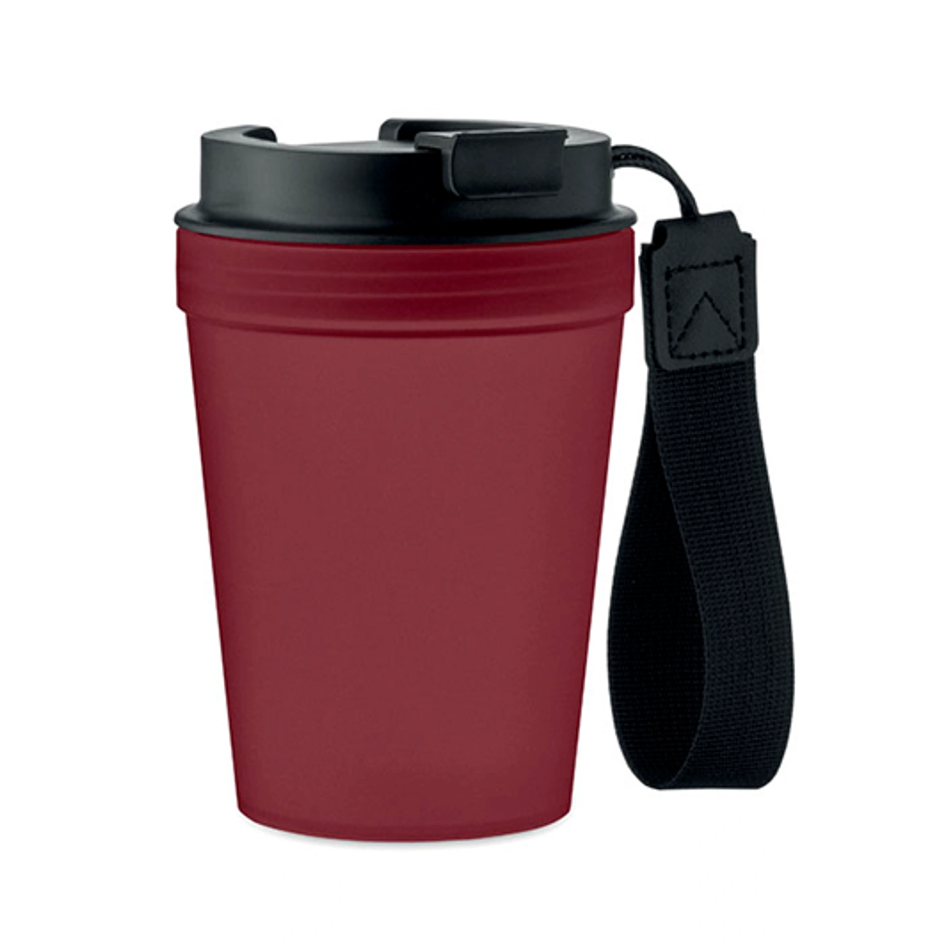 ISFORDEN TUMBLER, Термочашка з ремінцем RPET, 300 мл - Pantone 195U (АРТ. MO267002)