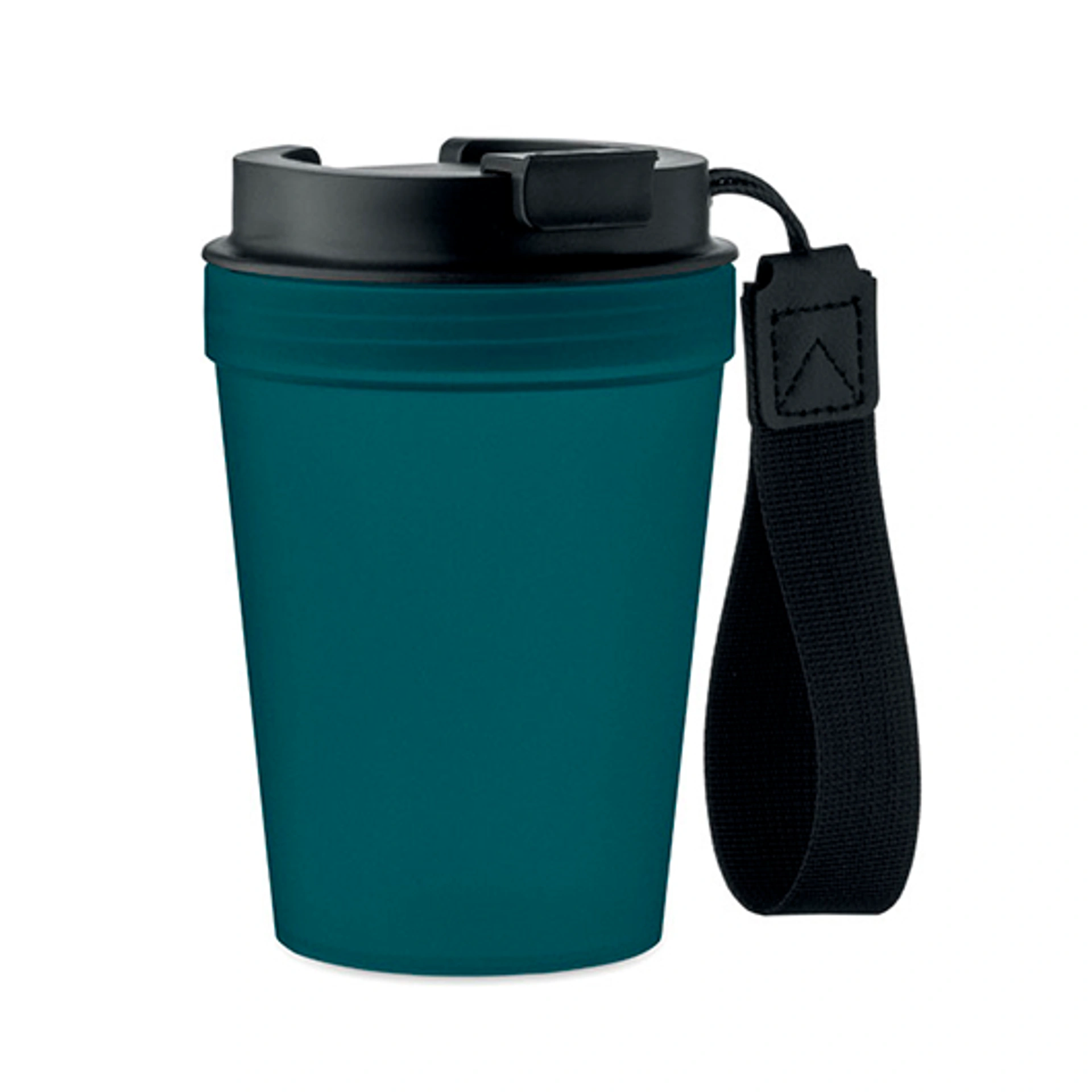 ISFORDEN TUMBLER, Термочашка з ремінцем RPET, 300 мл - Pantone 289U (АРТ. MO267085)