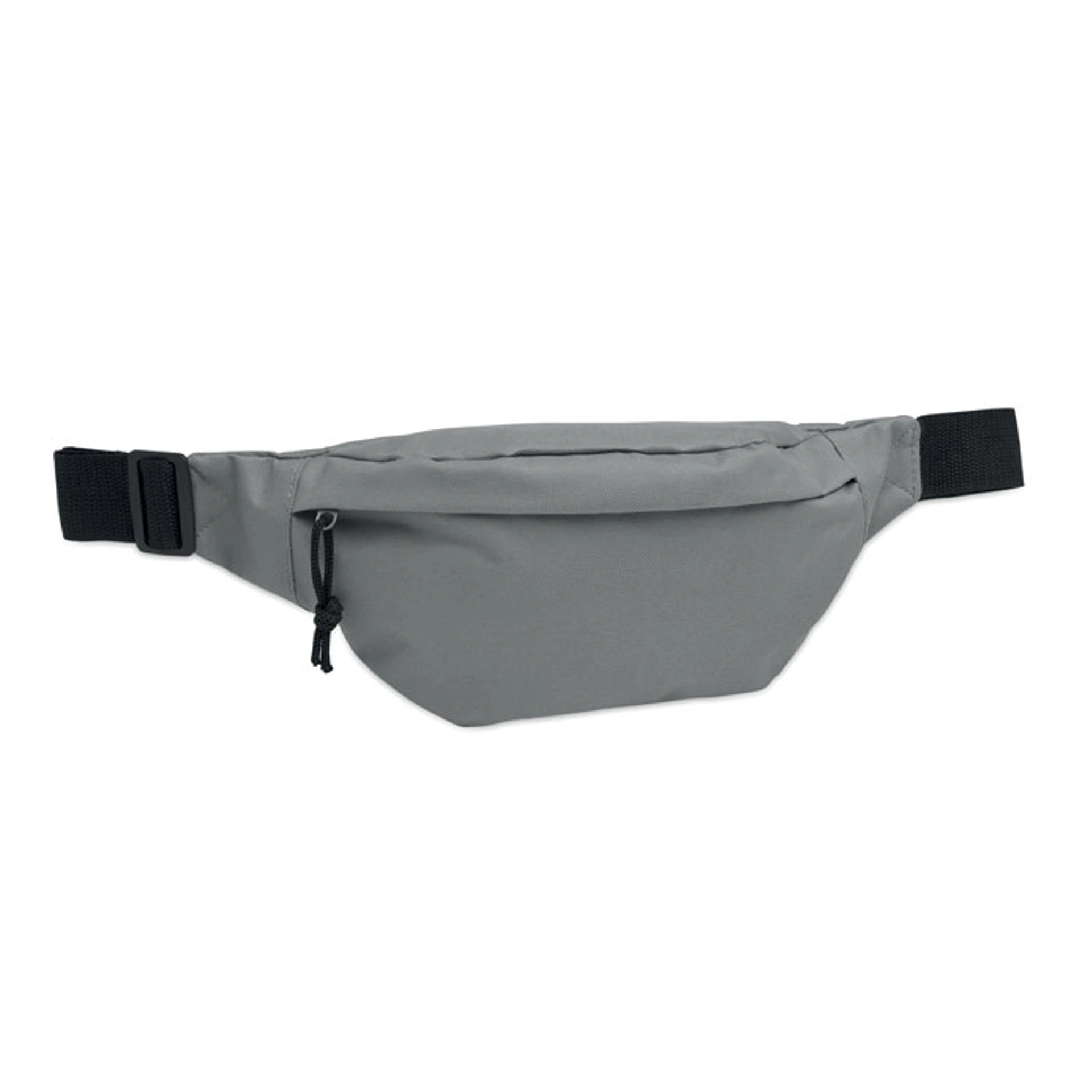 HIPLA, Сумка-бананка з матеріалу 600D RPET, 24x12x6 см - Pantone COOL GRAY 11C