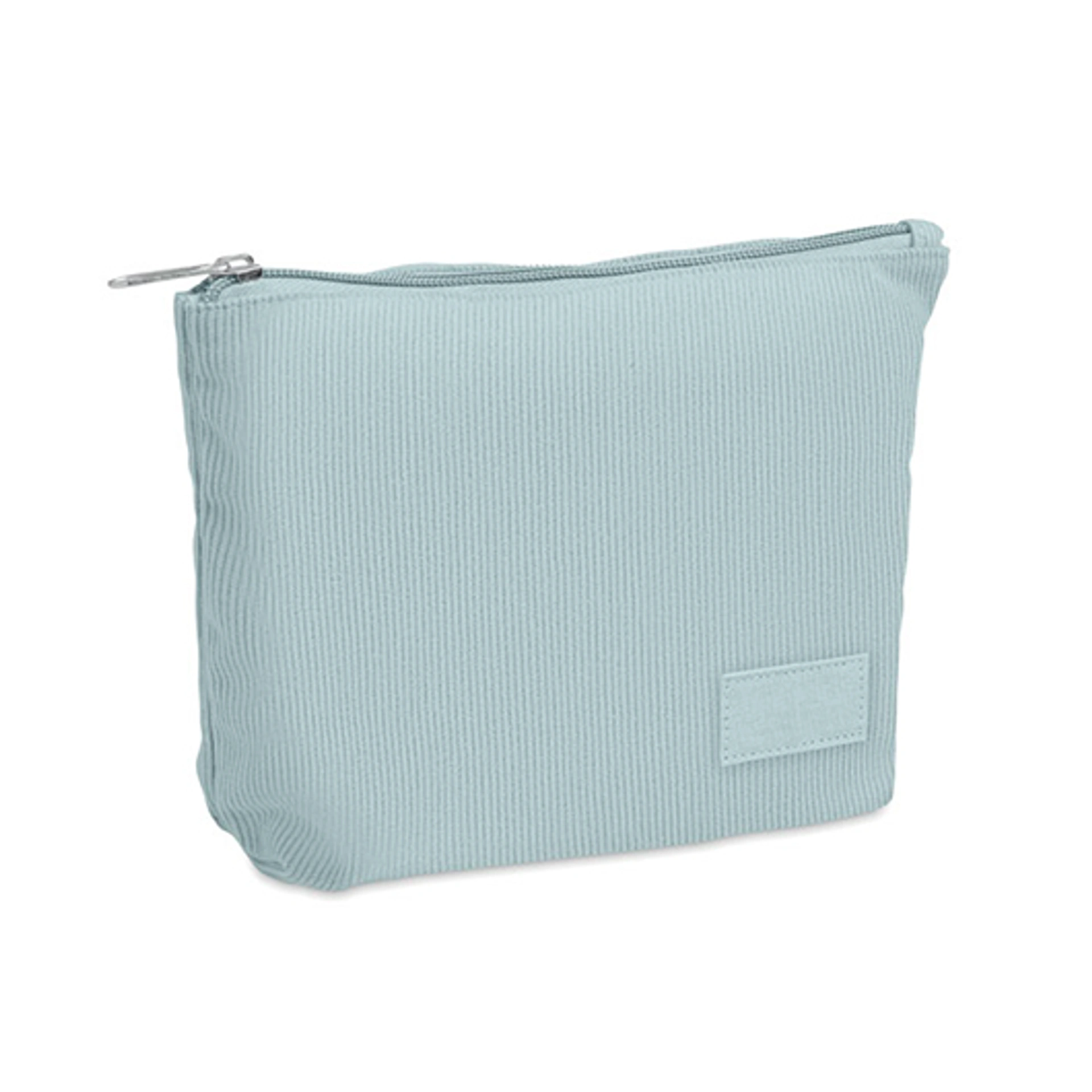 CORDY T, Косметичка на блискавці, мікровельвет, 220 гр/м² - Pantone 278C