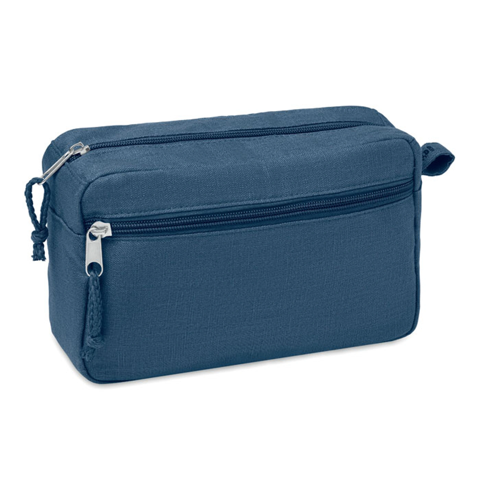 Косметичка NAIMA COSMETIC, 21x8х13 cм, конопля - Синій