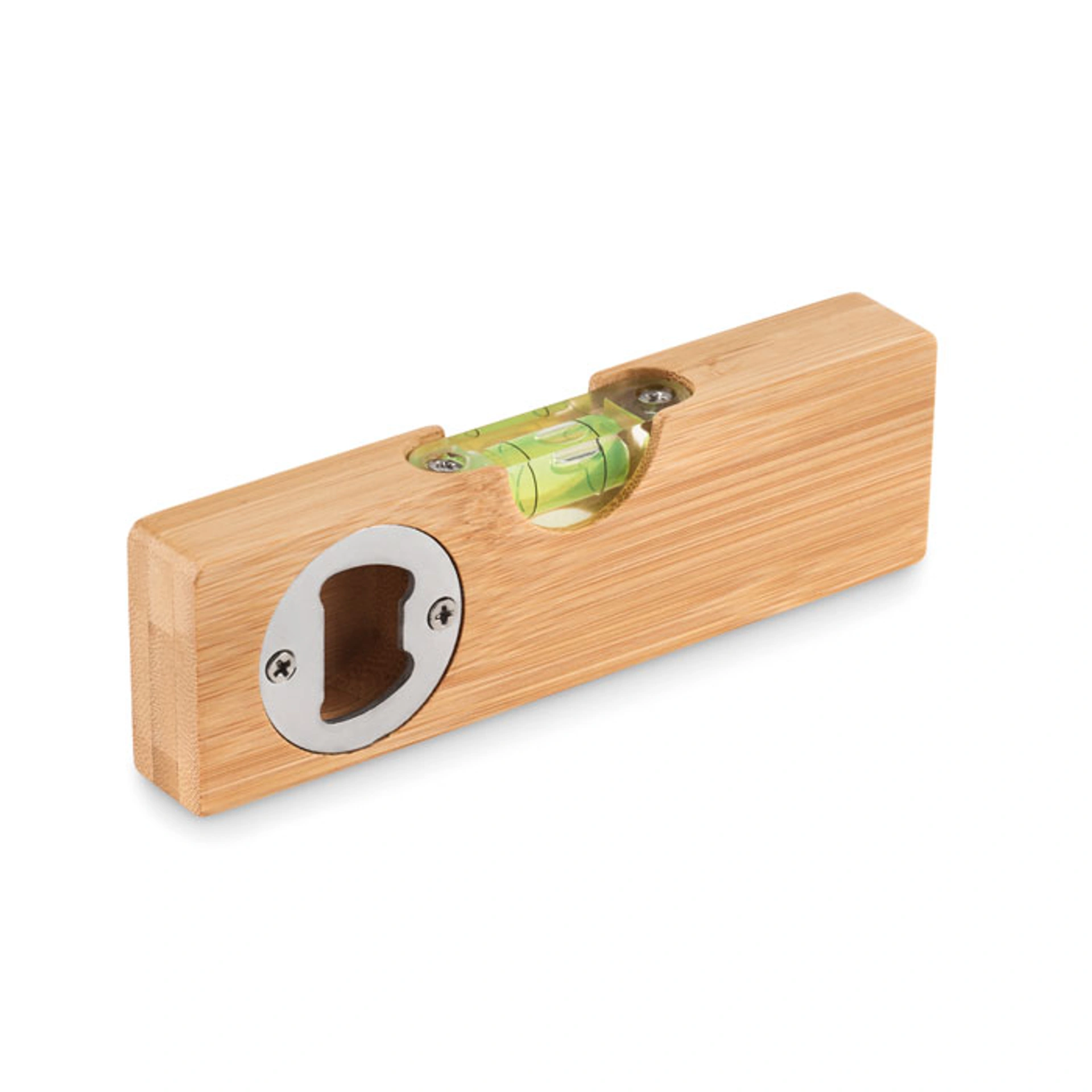 SPIREN, Рівень будівельний з відкривачкою, 15x4, 5x2 см - Чорний