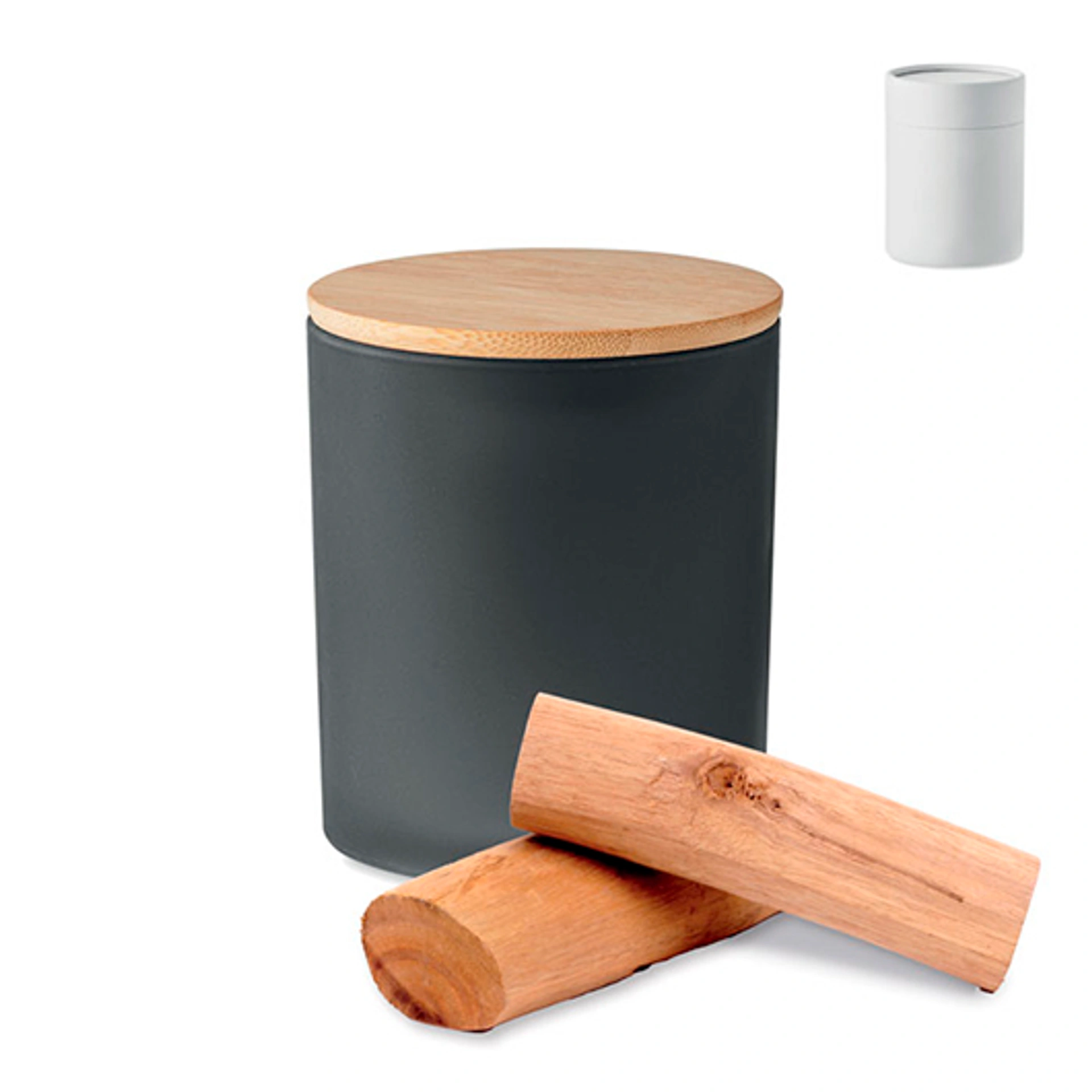 KEOPS SMALL, Аромасвічка у стакані з кришкою, 120 гр, 20 год - Pantone BLACK (MO661203)