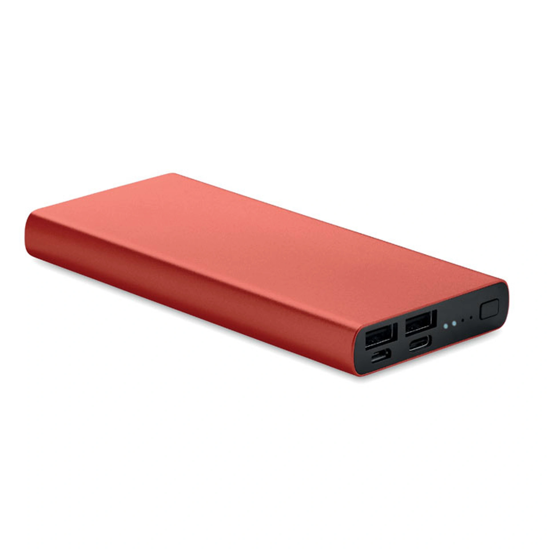 POWERFLAT 10C, Павербанк 10000 mAh, перероблений алюміній - Pantone 188C