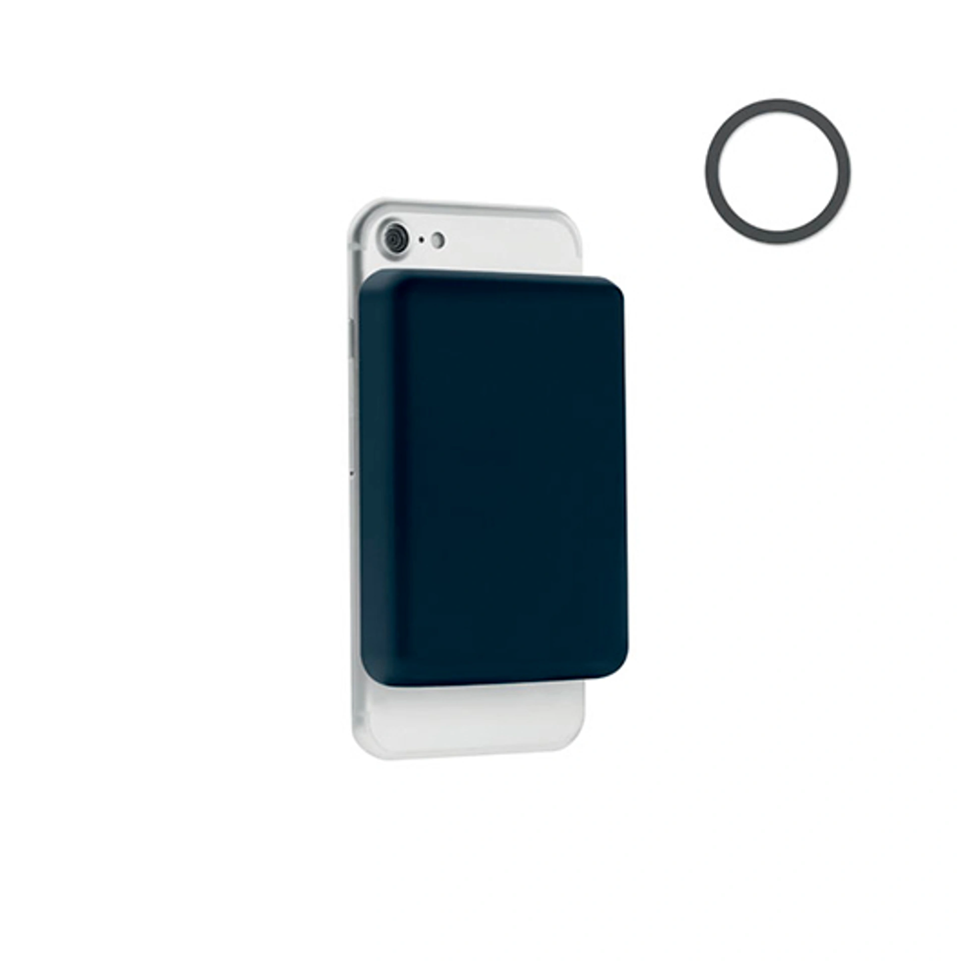 DOUBLETIC, Зарядний пристрій 5000 mAh (15W), 9, 2x6, 2x1, 3 см - Pantone FRENCH NAVY