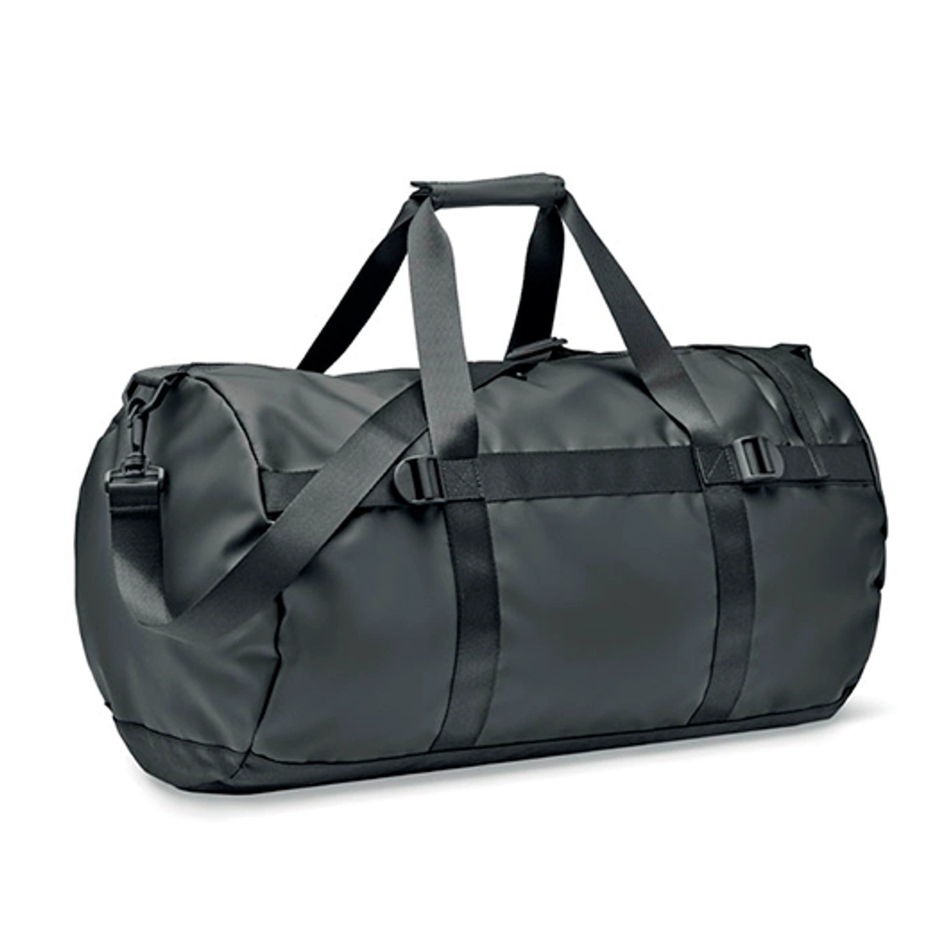 JAYA DUFFLE, Спортивна сумка водонепроникна, 49х28х28 см - Чорний