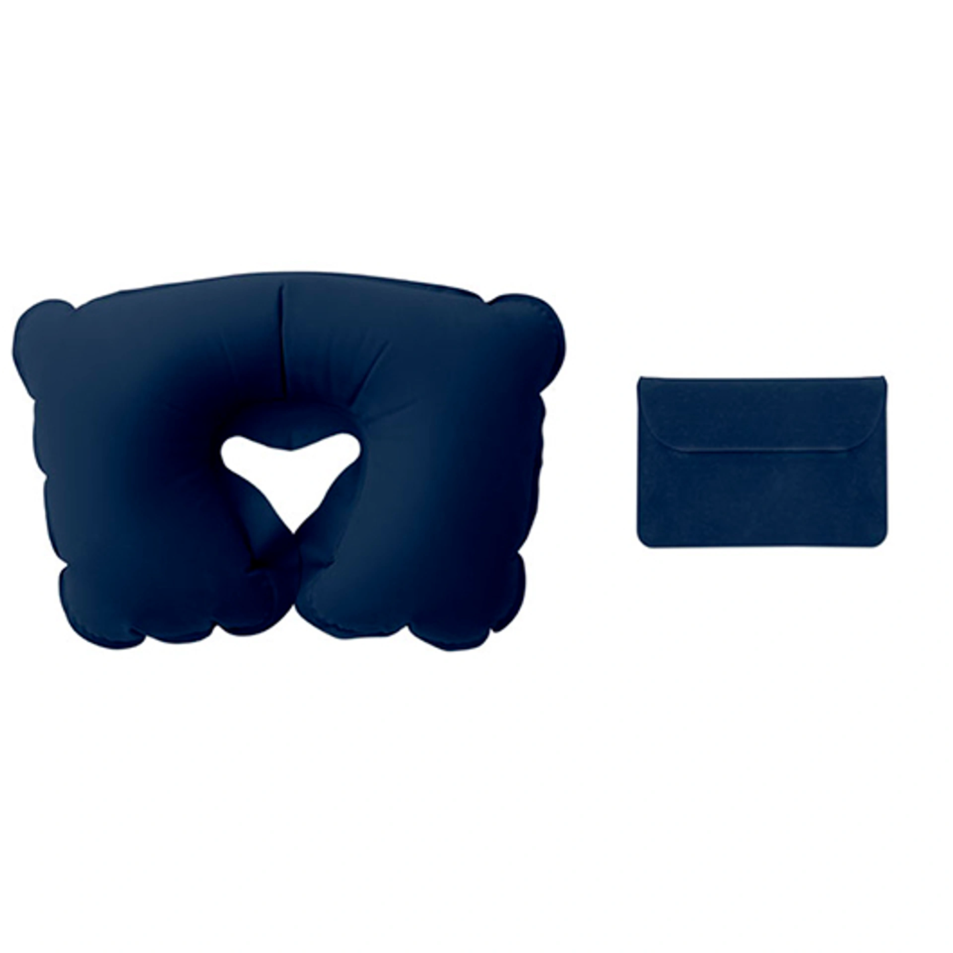 Подушка TRAVELCONFORT, 18x12 см, ПВХ (PVC) - Pantone 282U (АРТ. MO726504)