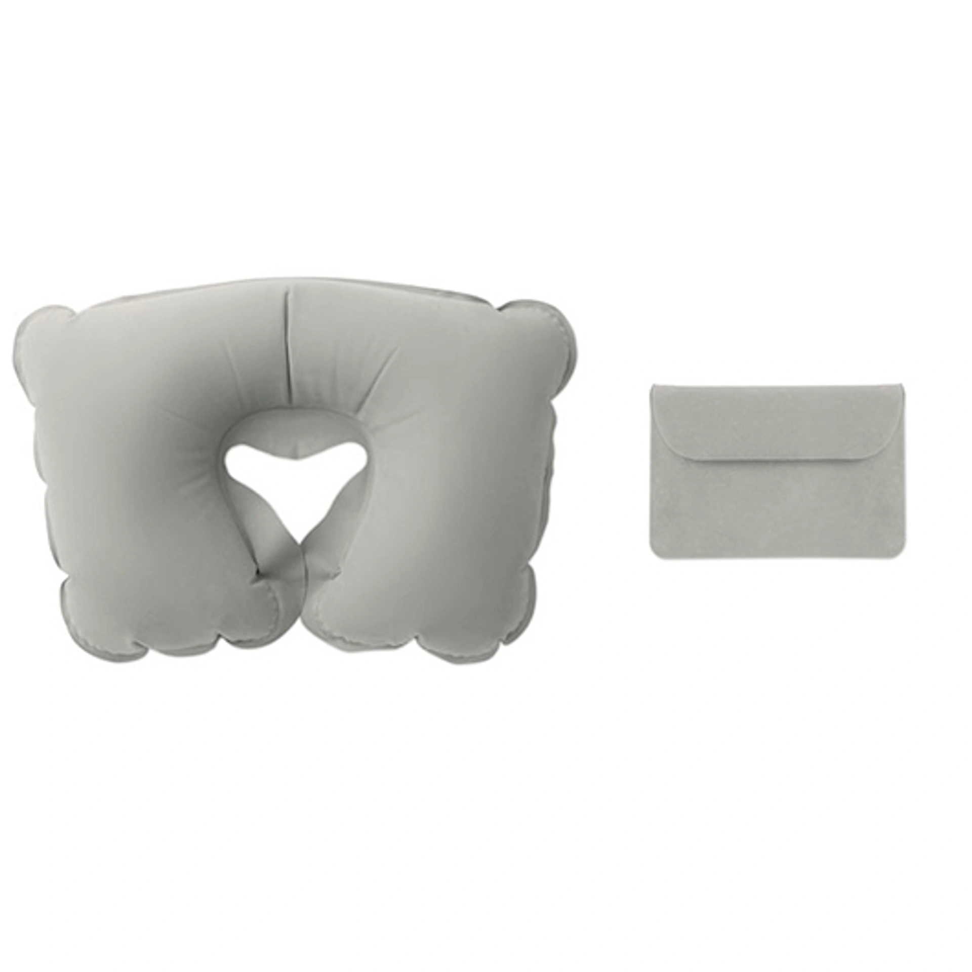 Подушка TRAVELCONFORT, 18x12 см, ПВХ (PVC) - Pantone 415U (АРТ. MO726507)
