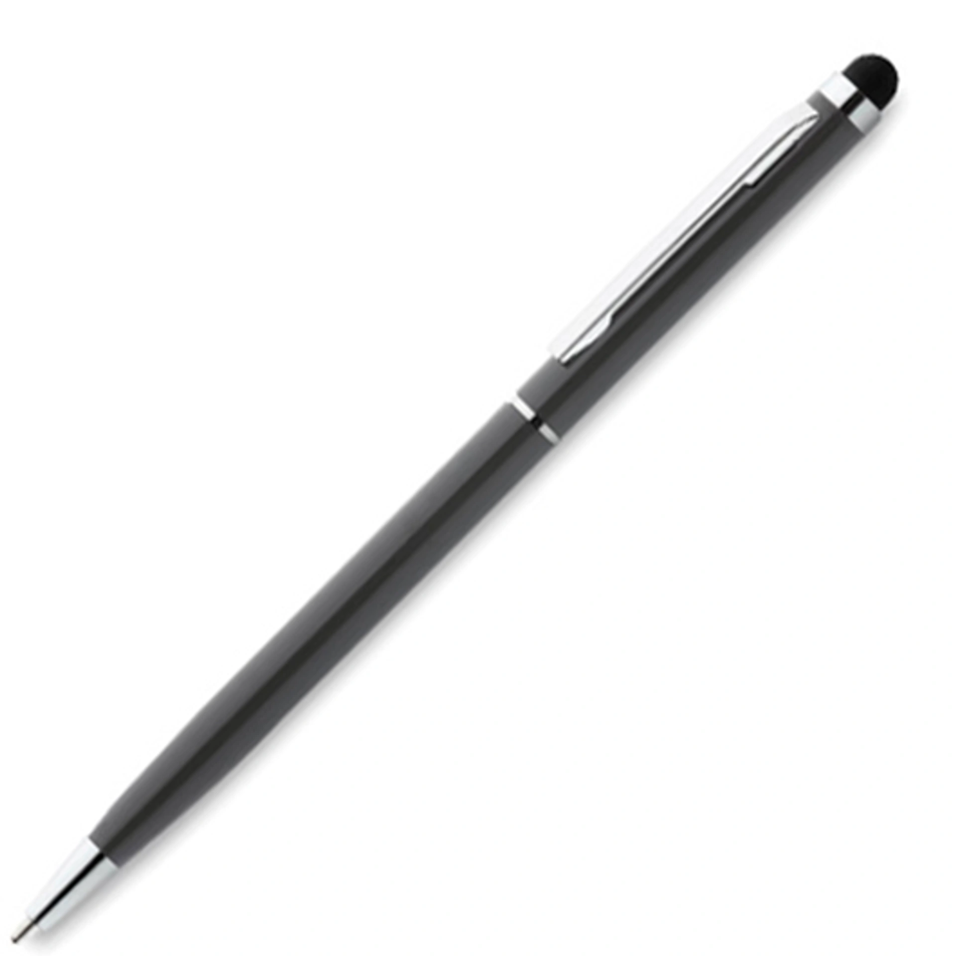 NEILO TOUCH, Ручка-стилус із поворотним механізмом, Ø0, 71x3, 5 см - Pantone COOL GRAY 9C