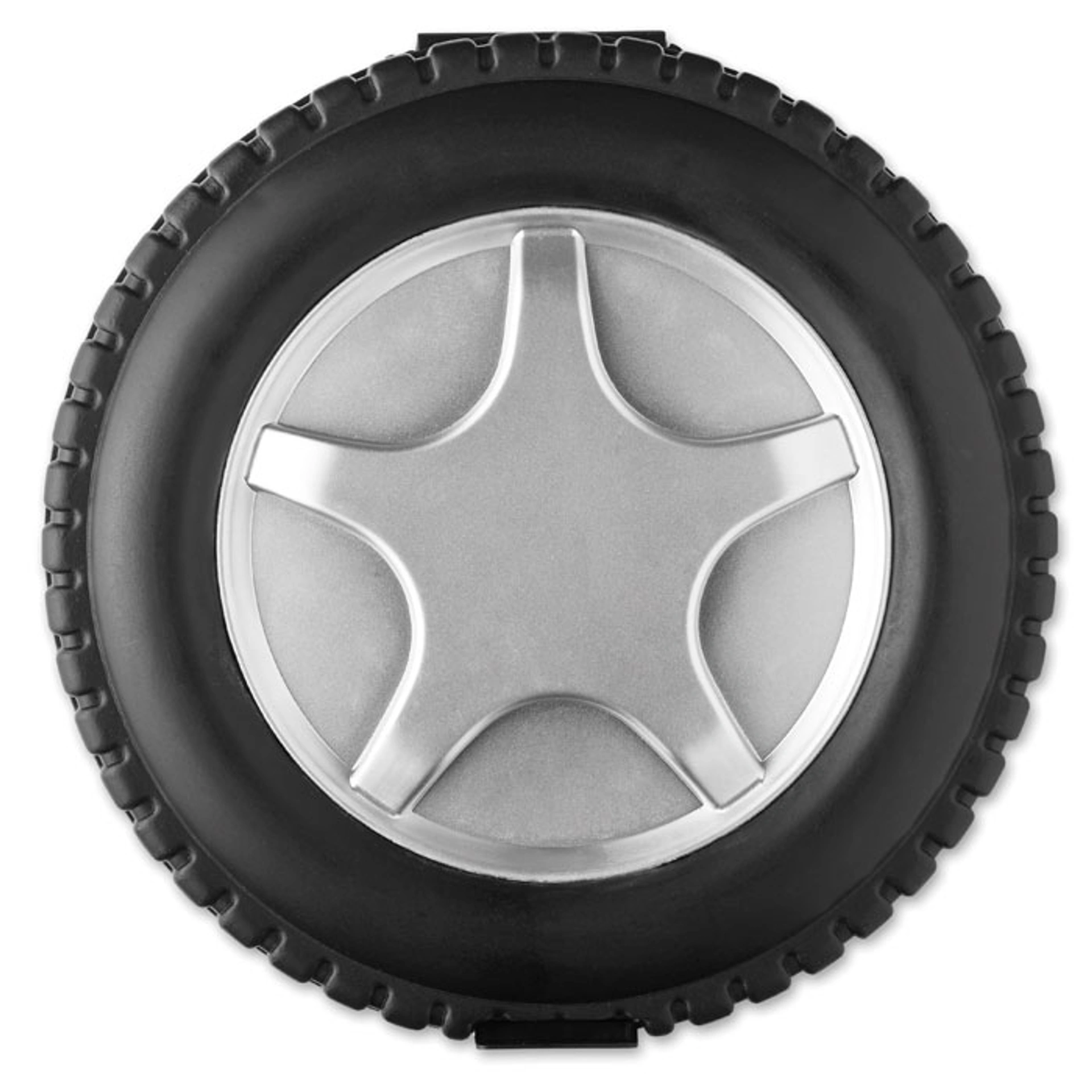 RUEDA TOOL, Набір інструментів 25-в-1 у креативній коробці-колесі, Ø16x5, 5 см - Pantone COOL GREY 1C