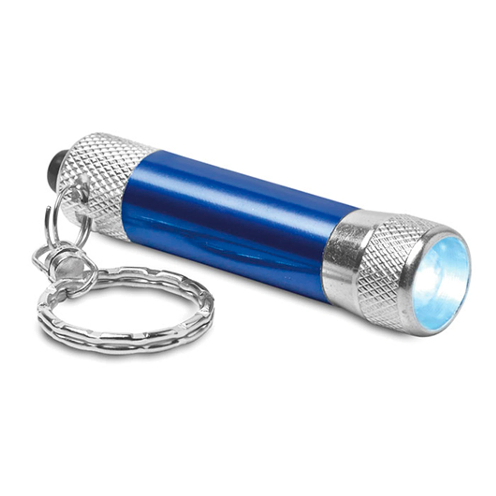 ARIZO, брелок - ліхтарик LED, Ø1, 6X6, 5 см - Pantone 285C (АРТ. MO862204)