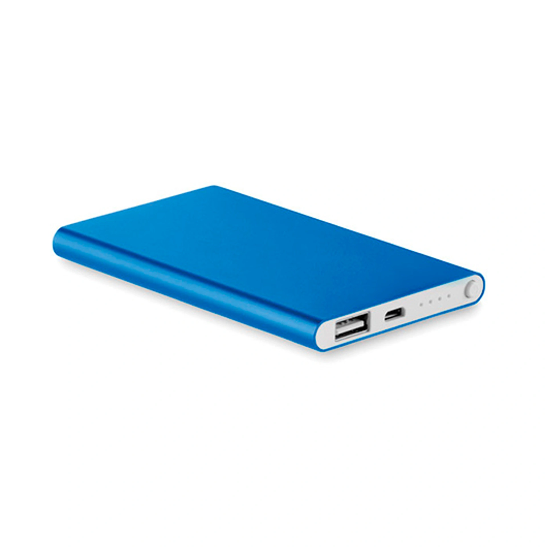 POWERFLAT, Павербанк на 4000 mAh, перероблений алюміній - Pantone 2193C