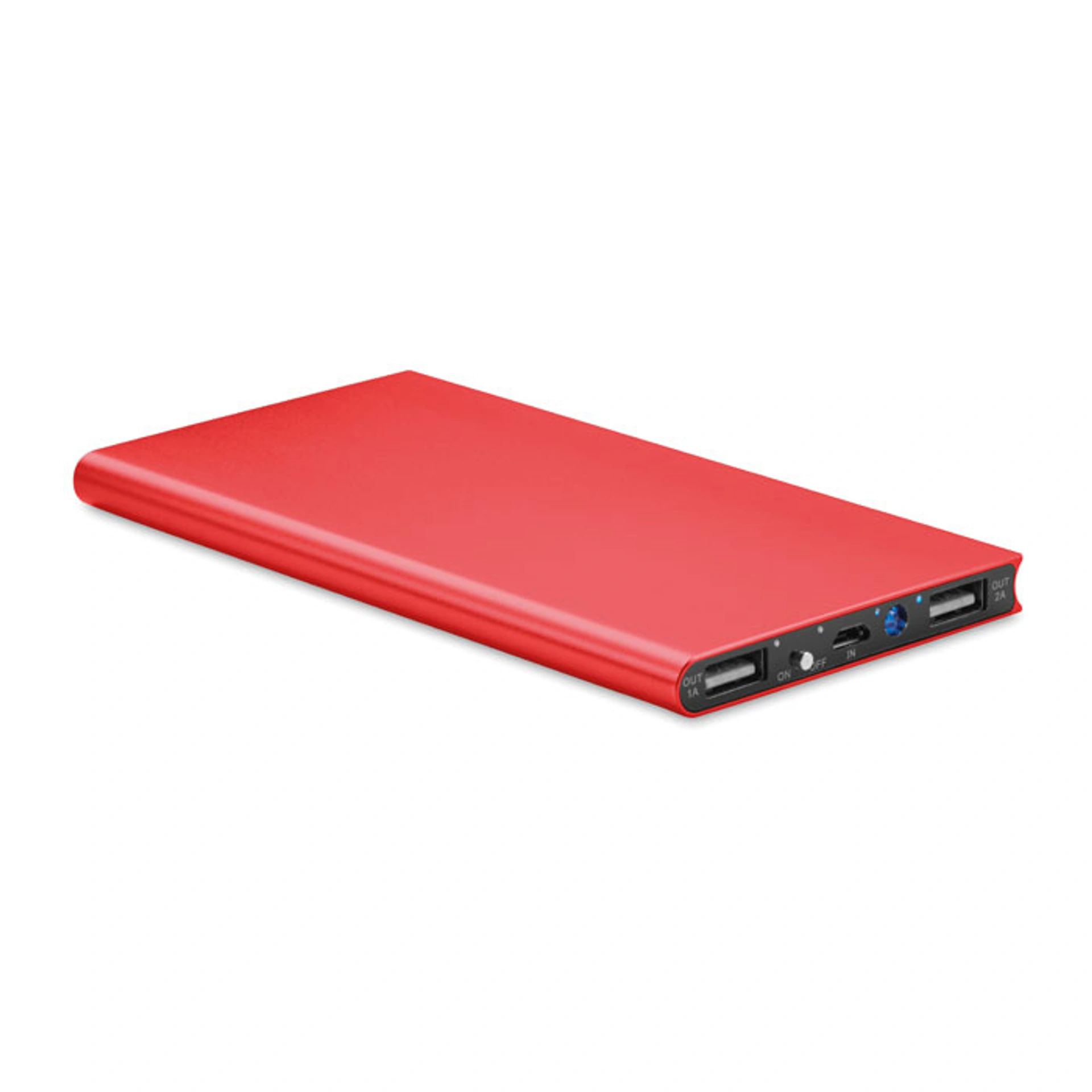 POWERFLAT8, Павербанк на 8000 mAh, метал - Pantone 032C