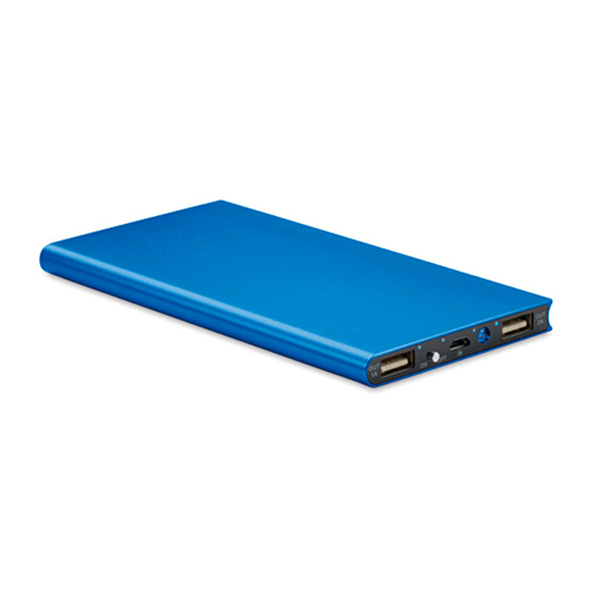 POWERFLAT8, Павербанк на 8000 mAh, метал - Pantone 2728C / 2738C