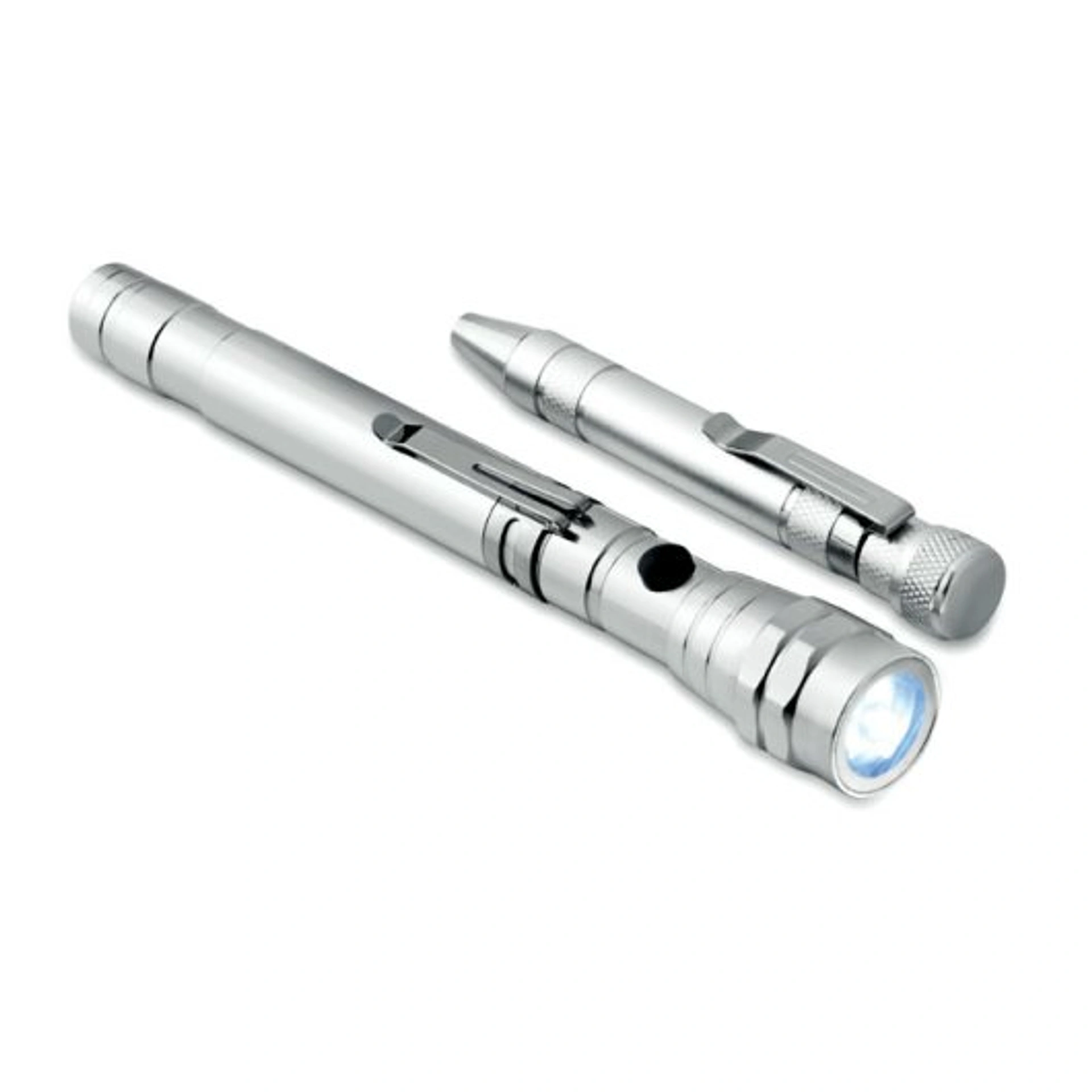 STRECH-TORCH SET, Ліхтарик-викрутка - Чорний
