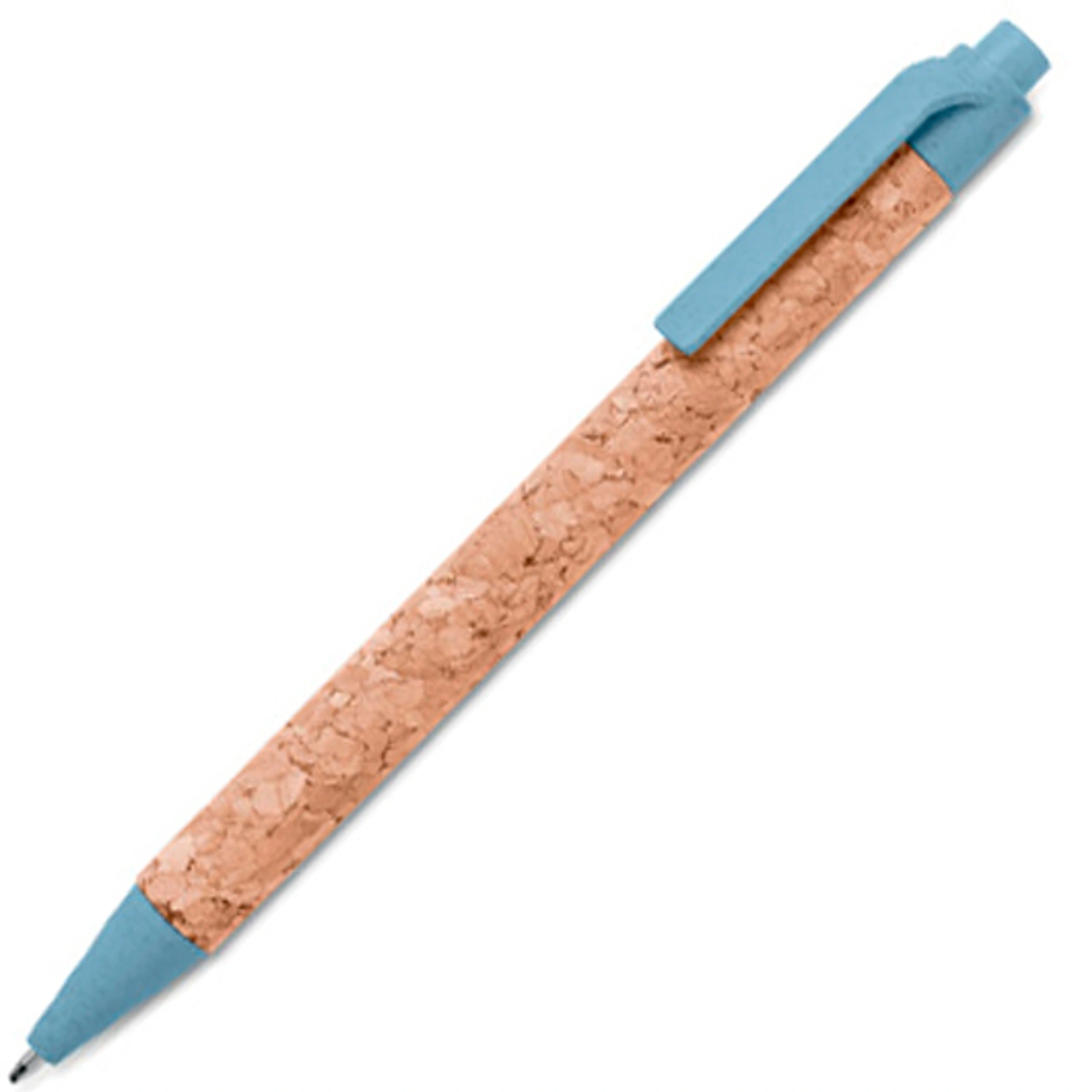 MONTADO, Еко-ручка з пшеничної соломи та ABS-пластику, Ø1x14 см - Pantone 278C