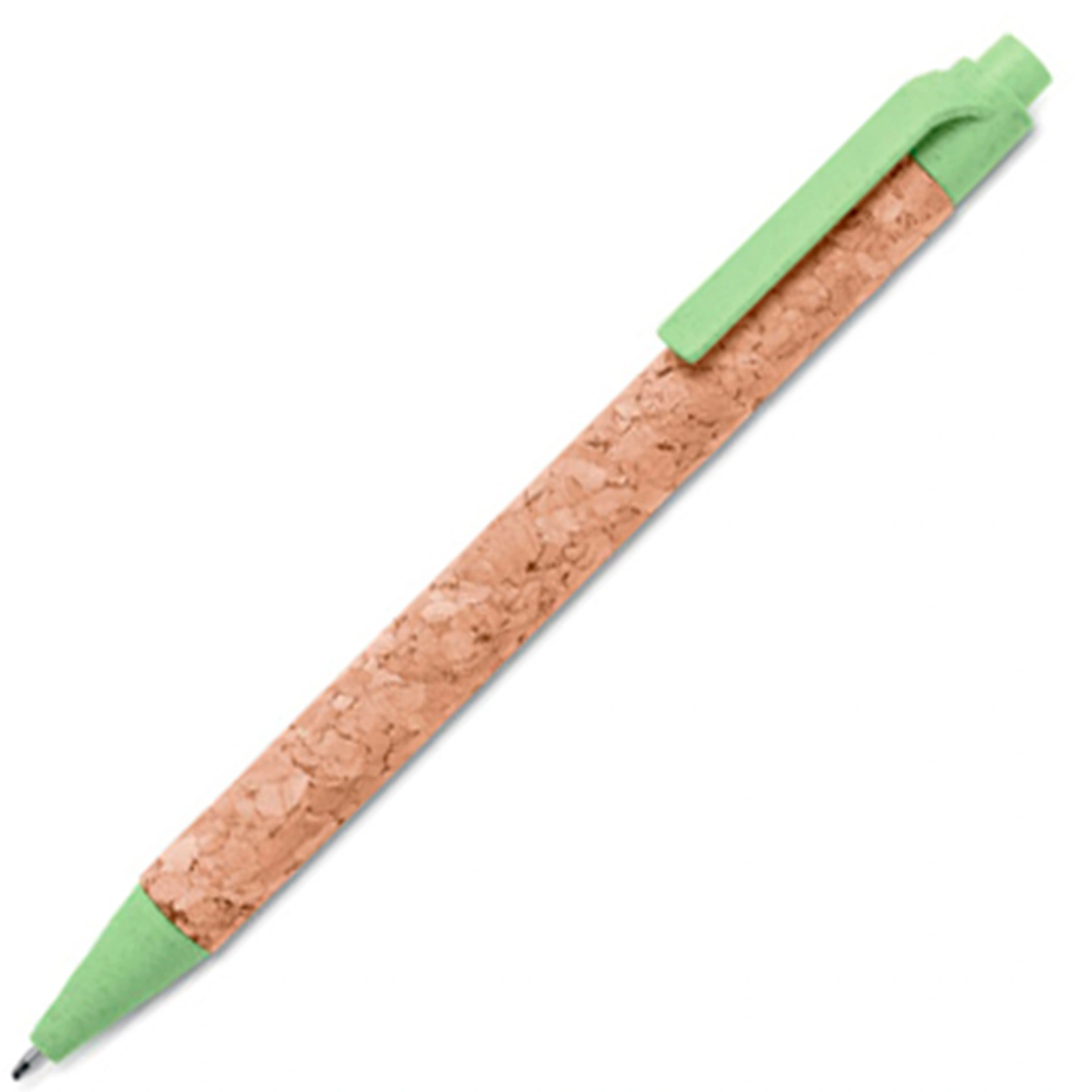 MONTADO, Еко-ручка з пшеничної соломи та ABS-пластику, Ø1x14 см - Pantone 7487C