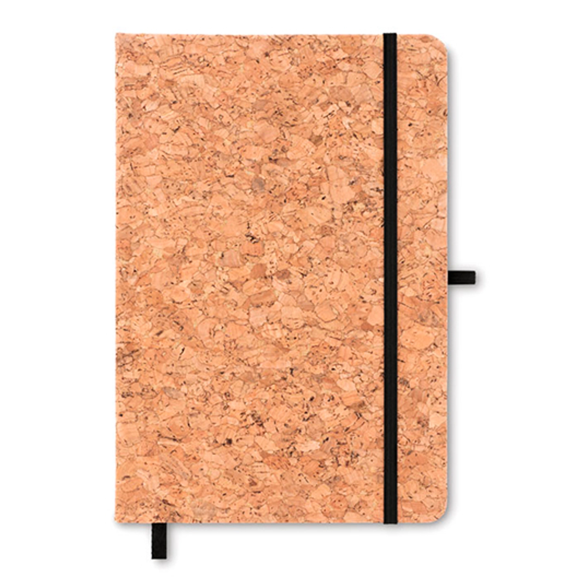 SUBER, Блокнот А5 з твердою корковою обкладинкою, 96 л - Pantone CORK COLOR (АРТ. MO962303)