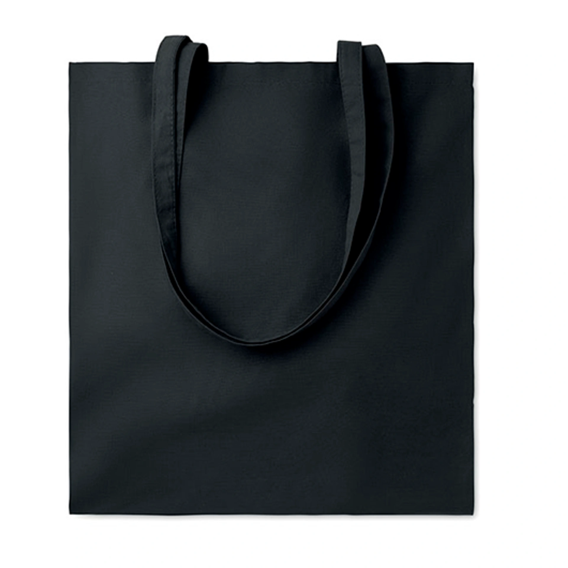 COTTONEL COLOUR ++, Сумка-шоппер кольорова, 180 гр/м² - Pantone BLACK (АРТ. MO984603)
