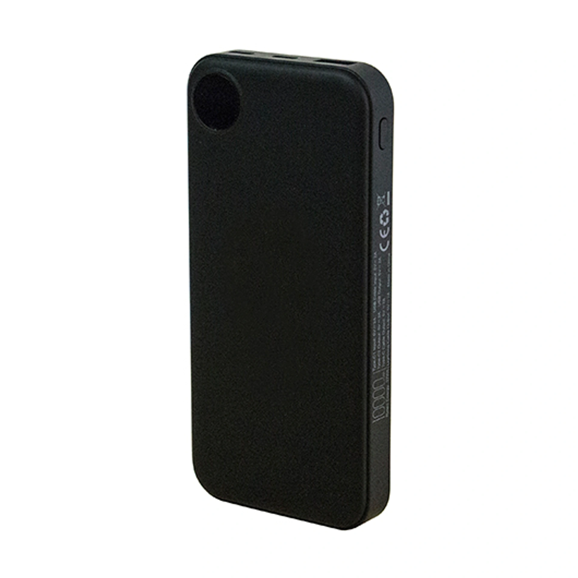 Павербанк 10 000MaH/37Wh з підсвідкою лого, HELIOS - Чорний