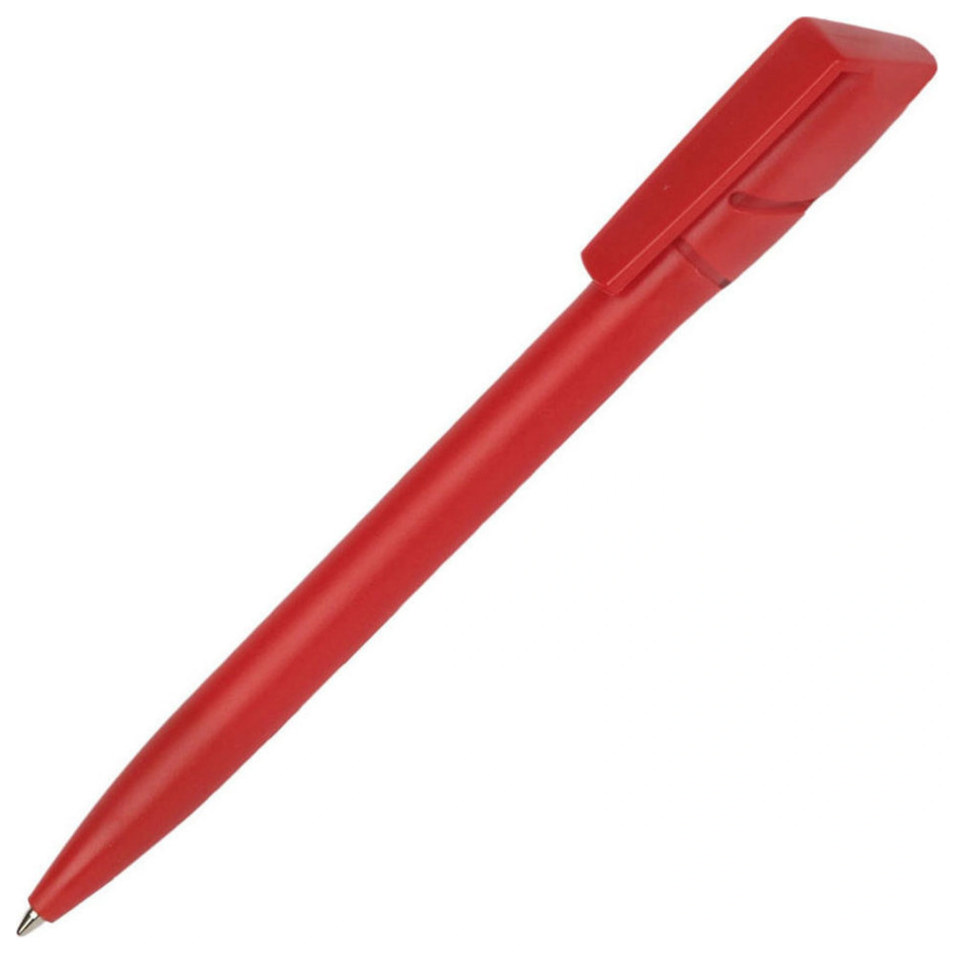 Ручка пластикова 'Twister' (Ritter Pen) поворотна - Червоний