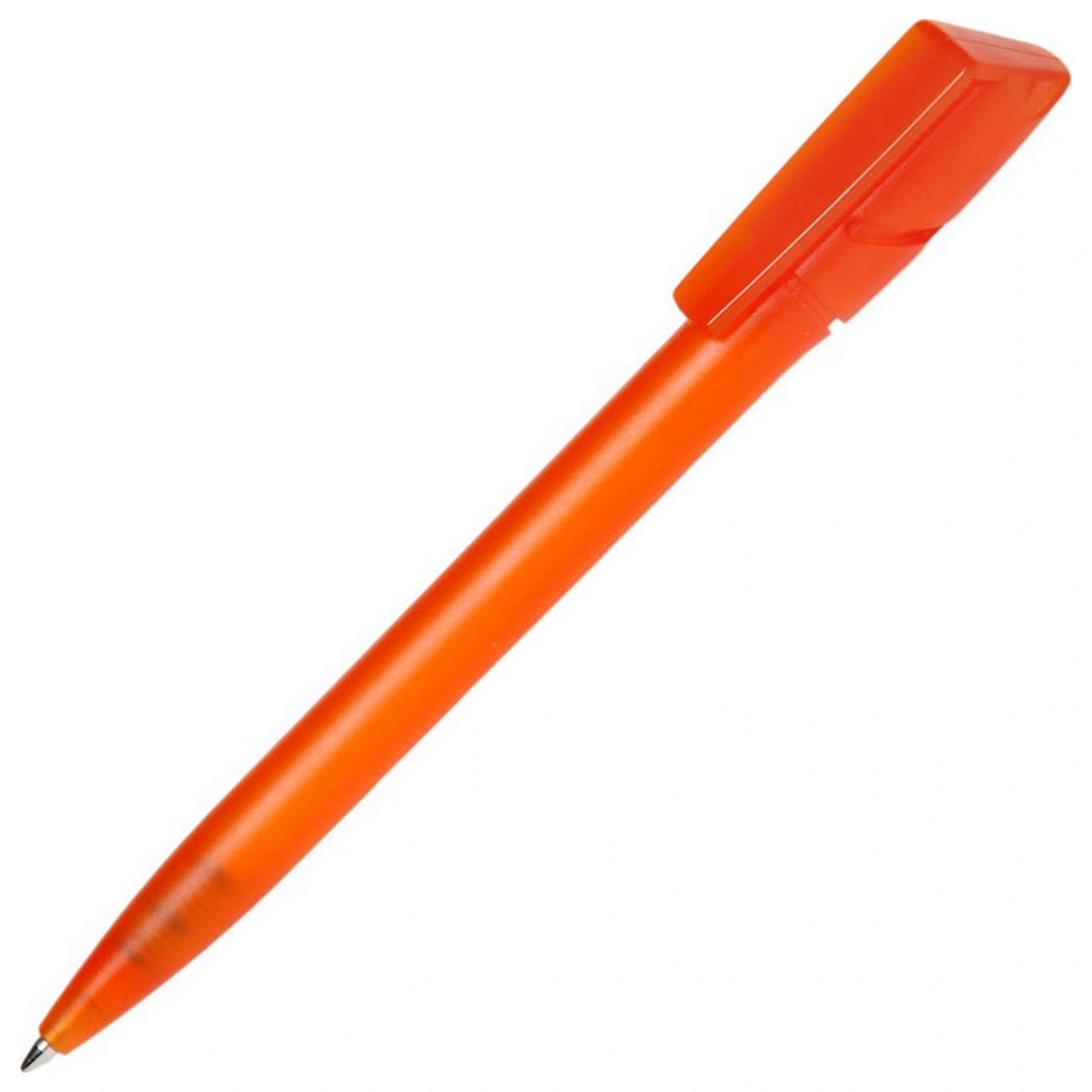 Ручка пластикова 'Twister Frozen' (Ritter Pen) поворотна - Помаранчевий