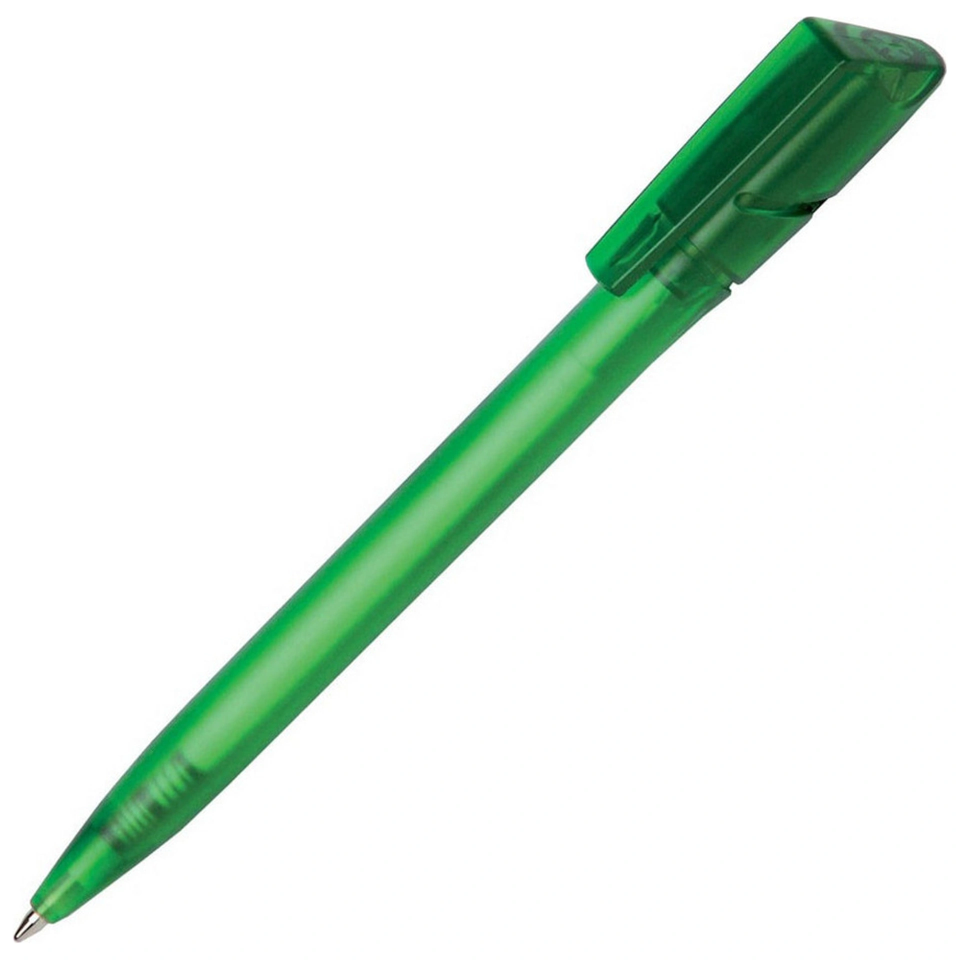 Ручка пластикова 'Twister Frozen' (Ritter Pen) поворотна - Зелений