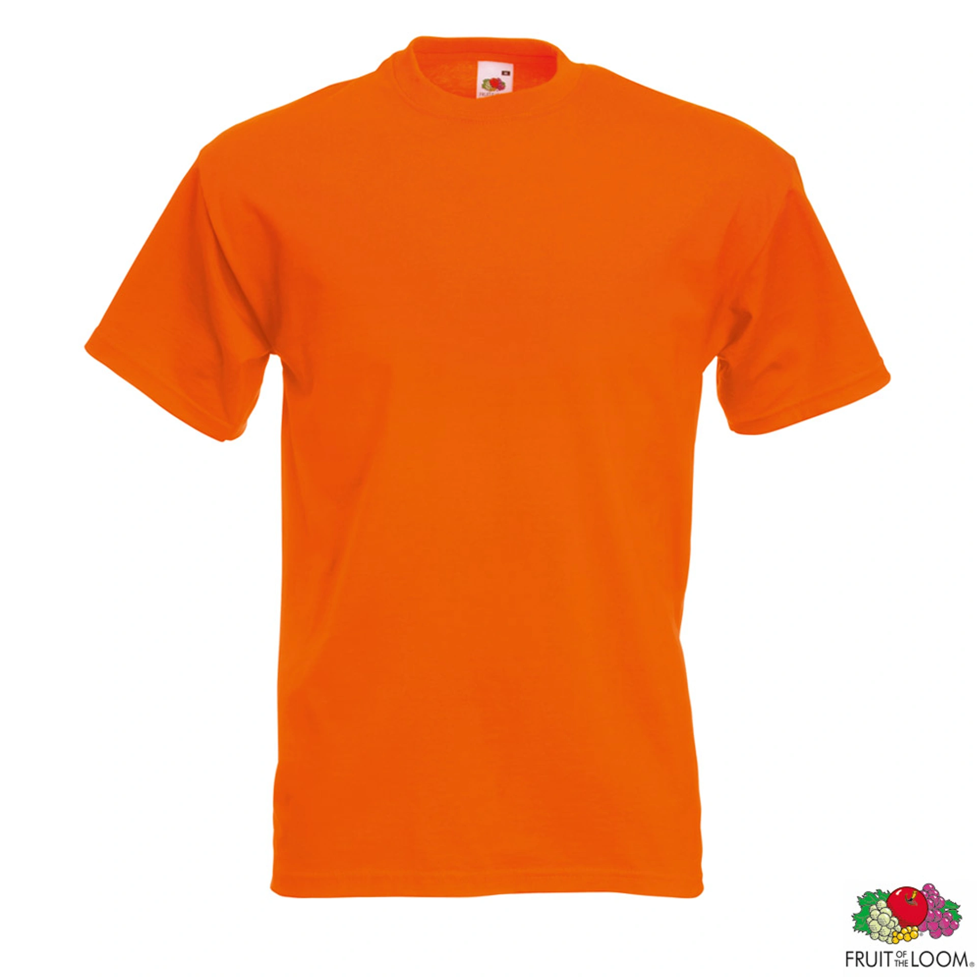 Футболка 'Super Premium Tee' (Fruit of the Loom) - Помаранчевий / L