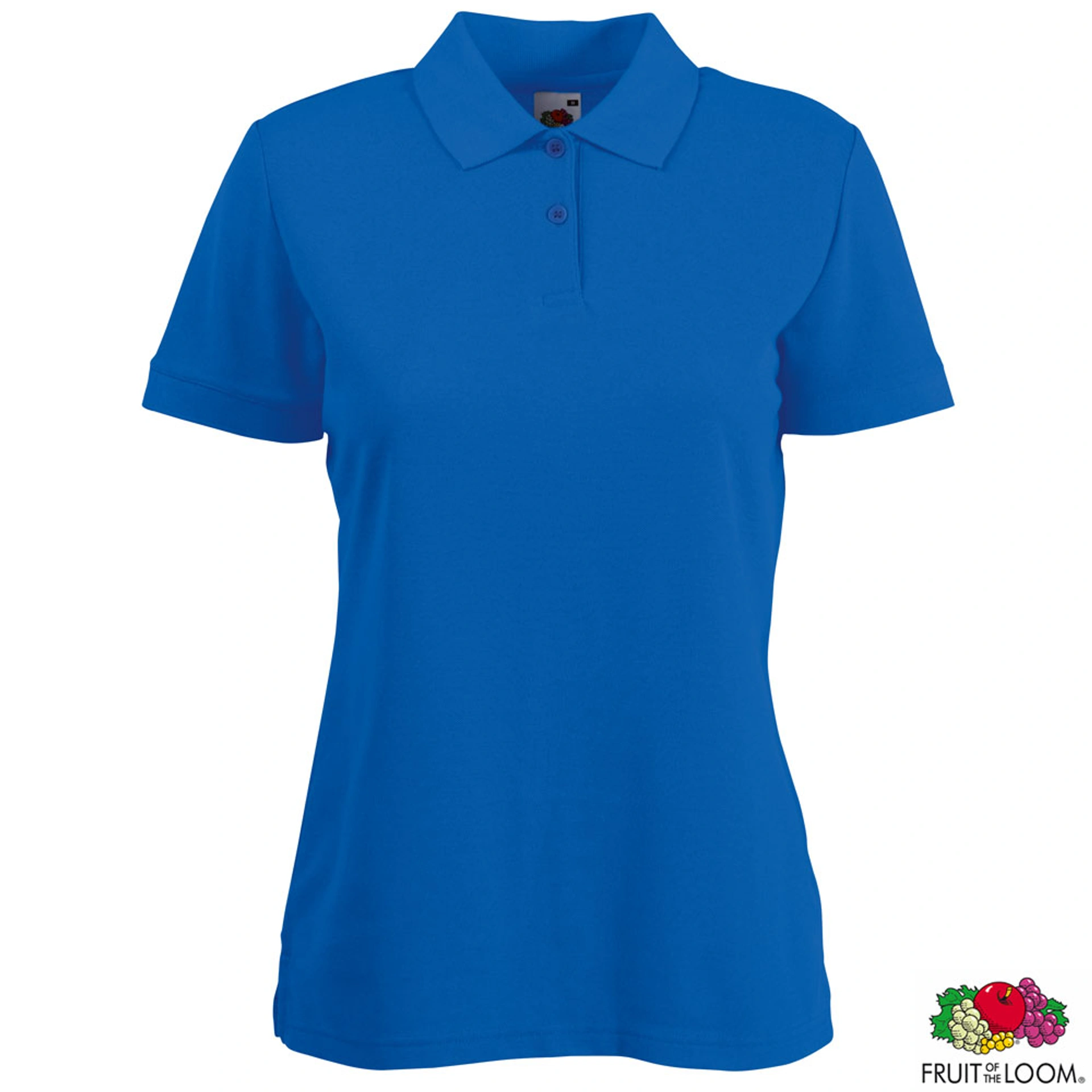 Теніска-поло 'Lady-Fit Polo 65/35' (Fruit of the Loom) - Королівський синій / XS