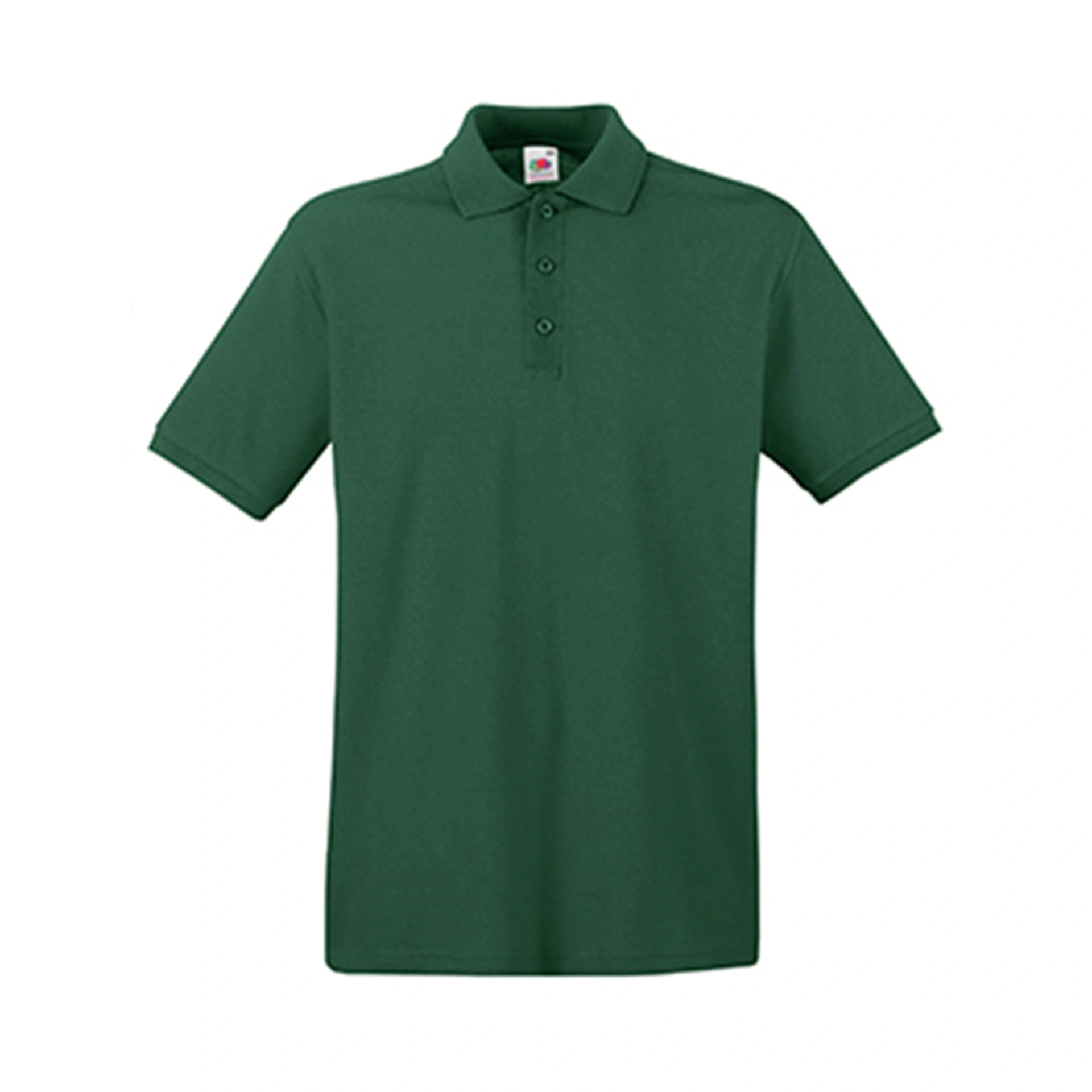 Теніска 'Premium Polo' (Fruit of the Loom) - Темно-зелений / 3XL