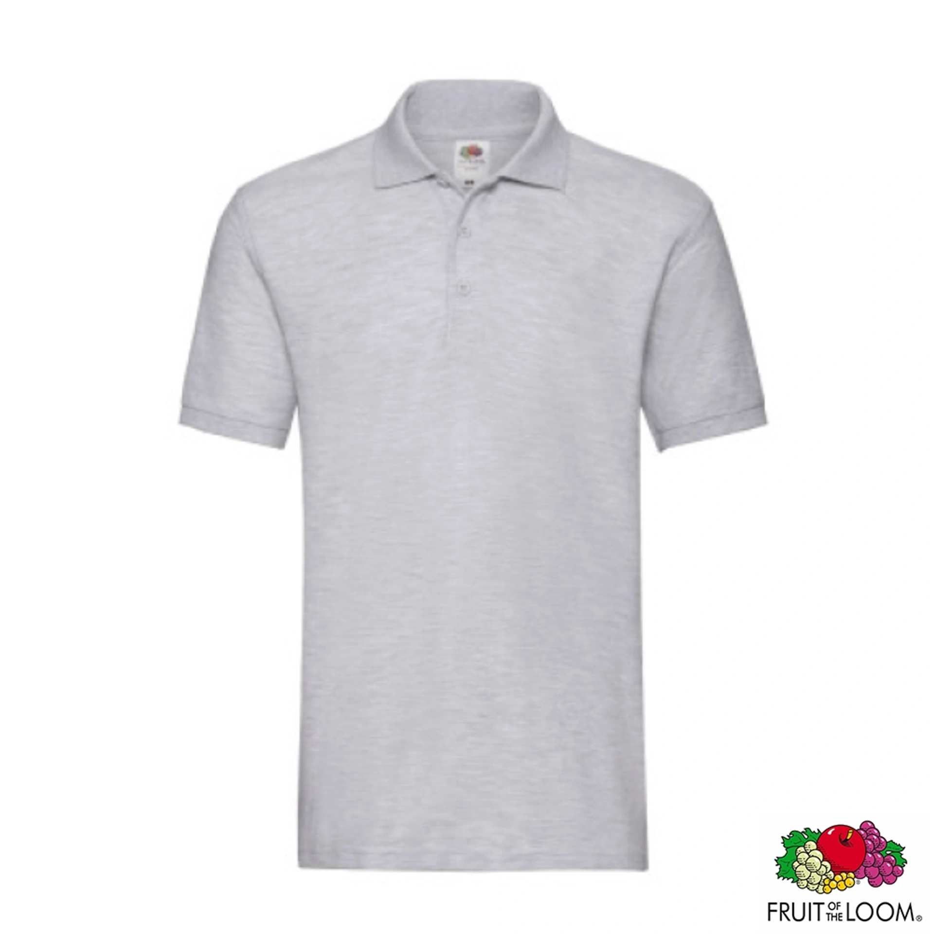 Теніска 'Premium Polo' (Fruit of the Loom) - Світло-сірий / L