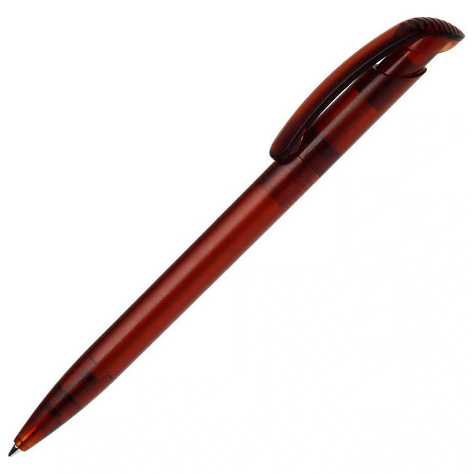 Ручка пластикова 'Clear Frozen' (Ritter Pen) - Коричневий