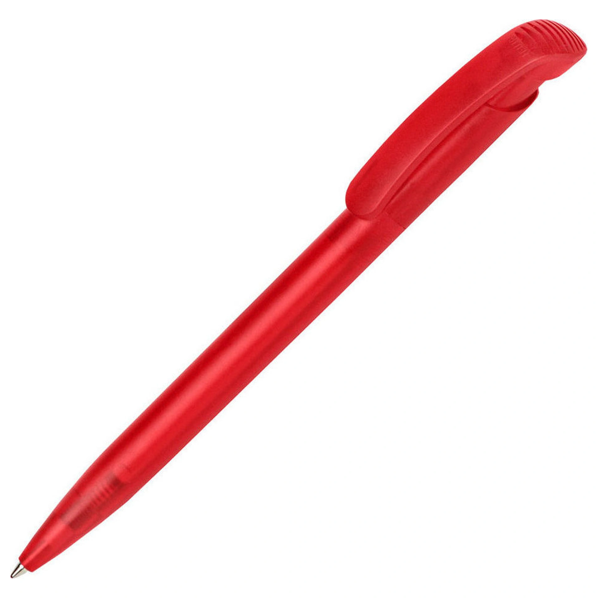 Ручка пластикова 'Clear Frozen' (Ritter Pen) - Червоний