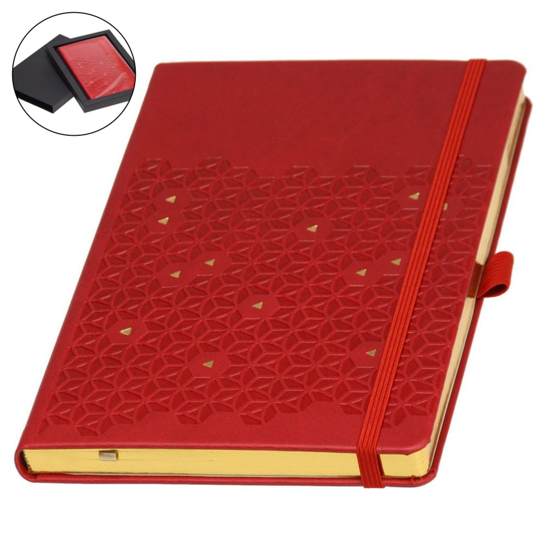 Notepad "Spider Web" A5, golden edge (SETTEBELLO)