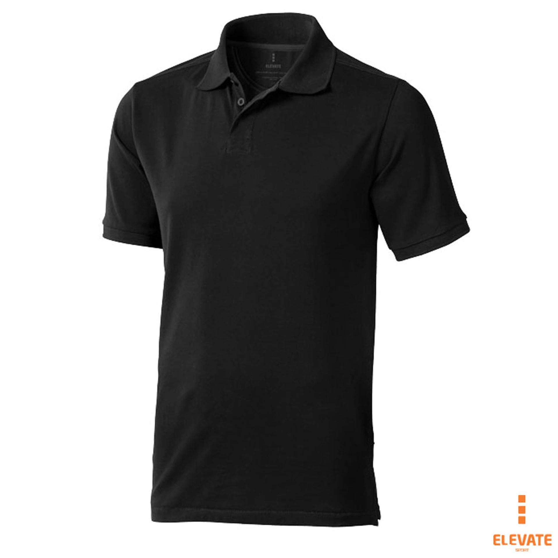 Теніска-поло 'Calgary' (Elevate) - Чорний / L