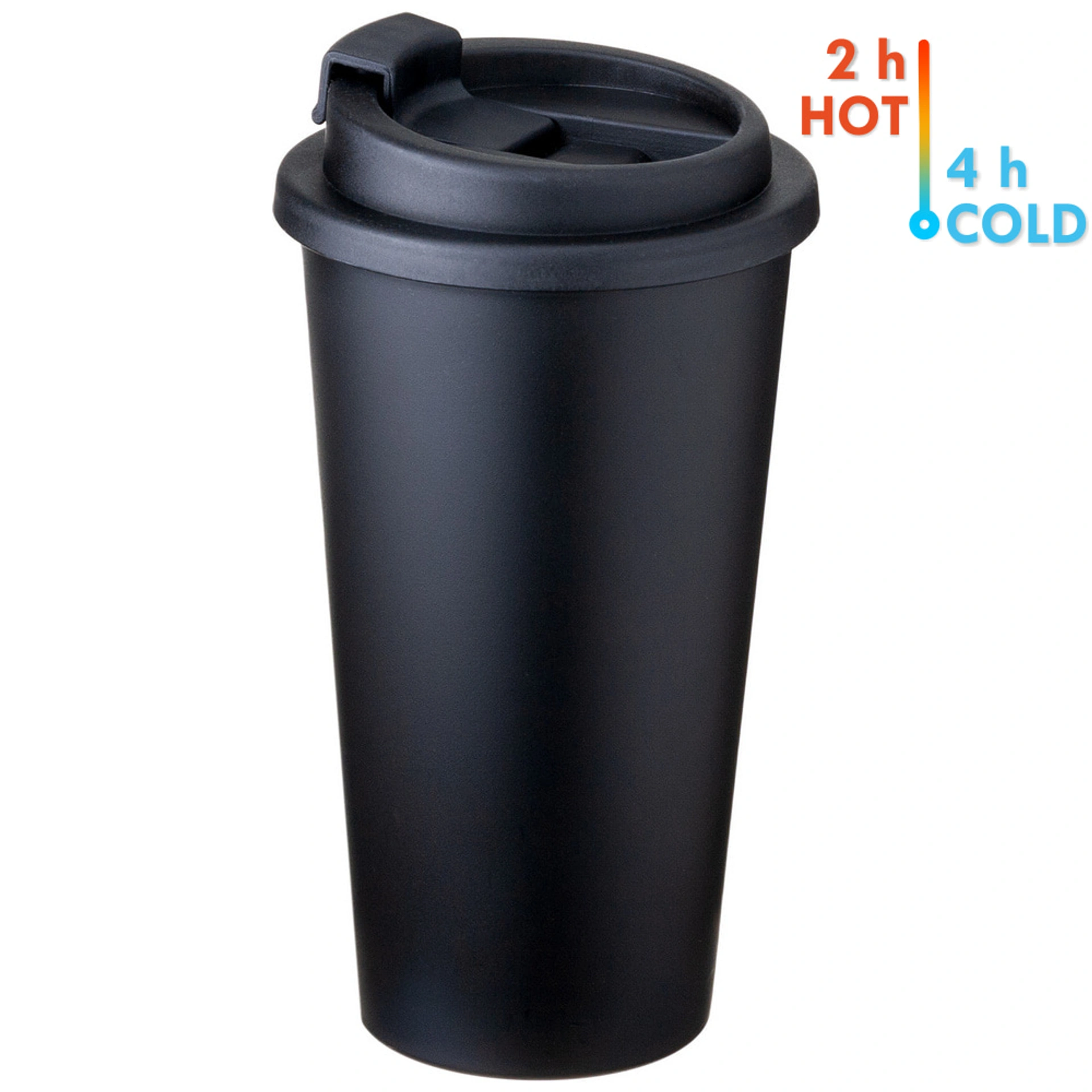 Склянка пластикова 'Cuppari' 500 мл - Чорний