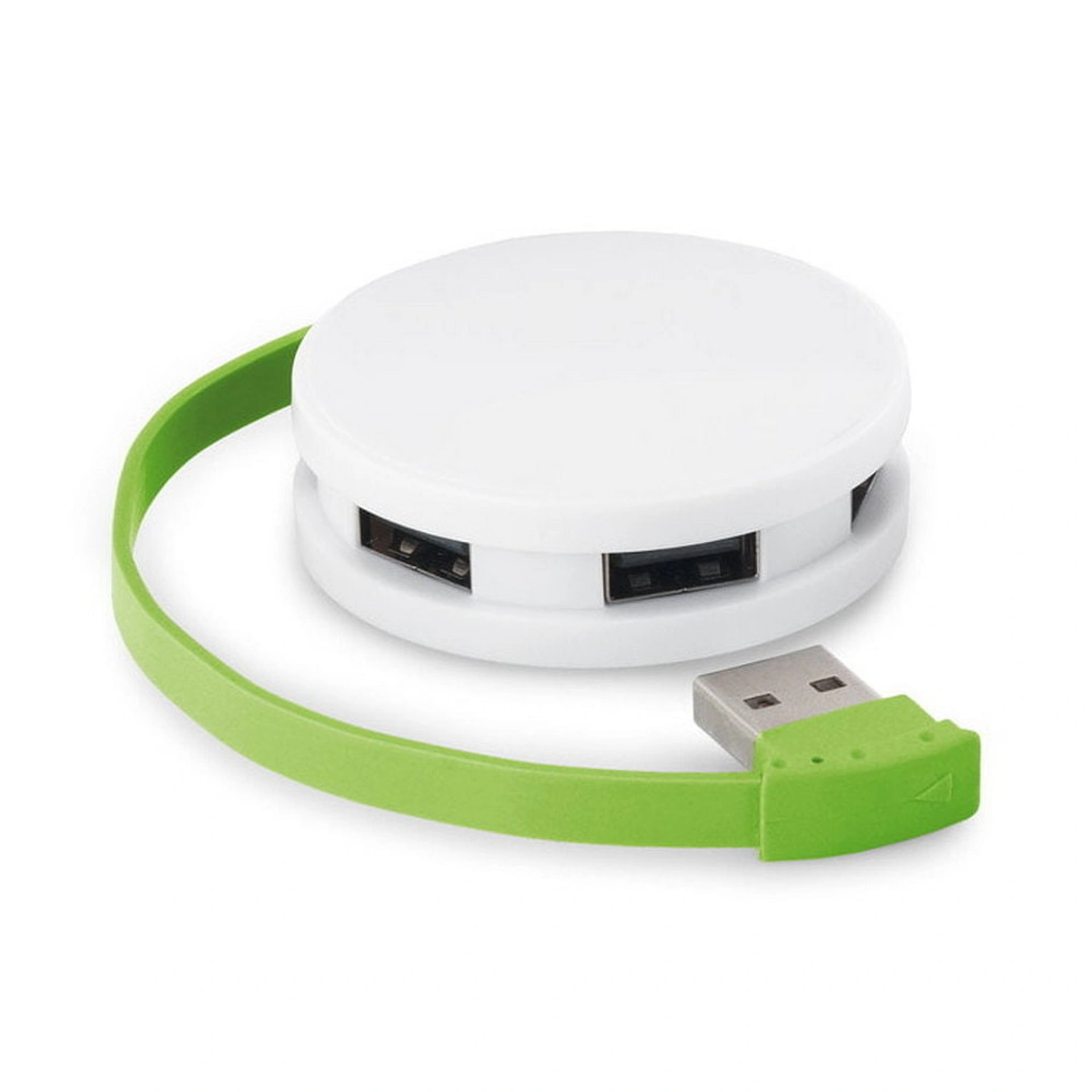 USB-хаб 'Gardner' 4 порти USB 2.0 - Світло-зелений