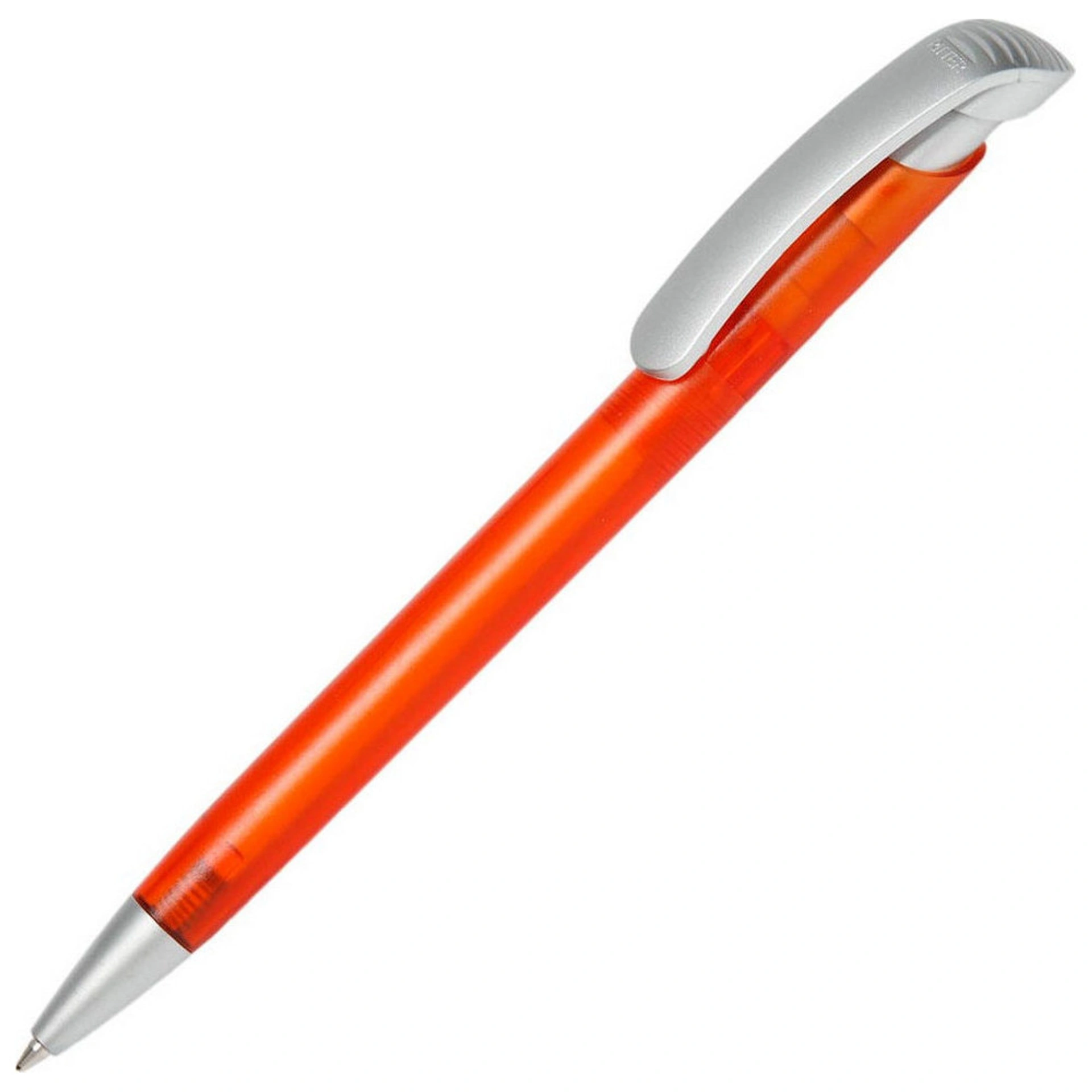 Ручка пластикова 'Helia Silver' (Ritter Pen) - Помаранчевий
