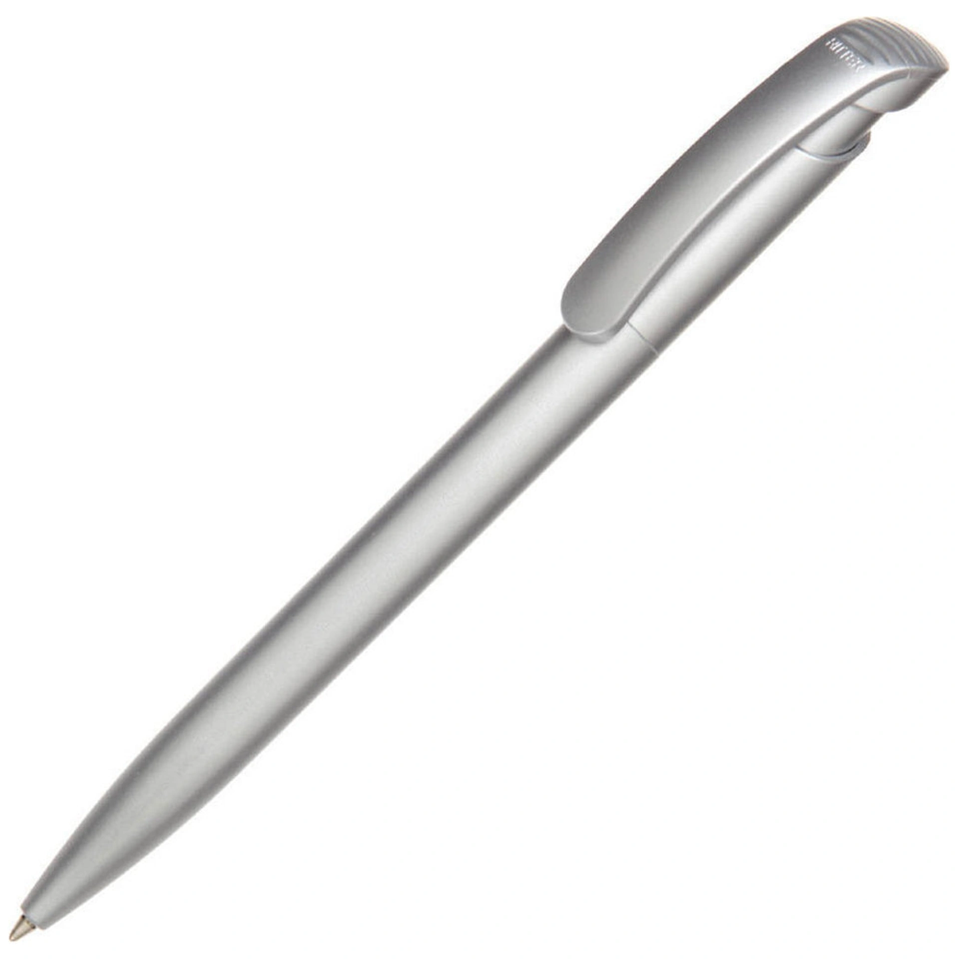 Ручка пластикова 'Clear Silver' (Ritter Pen) - Срібний