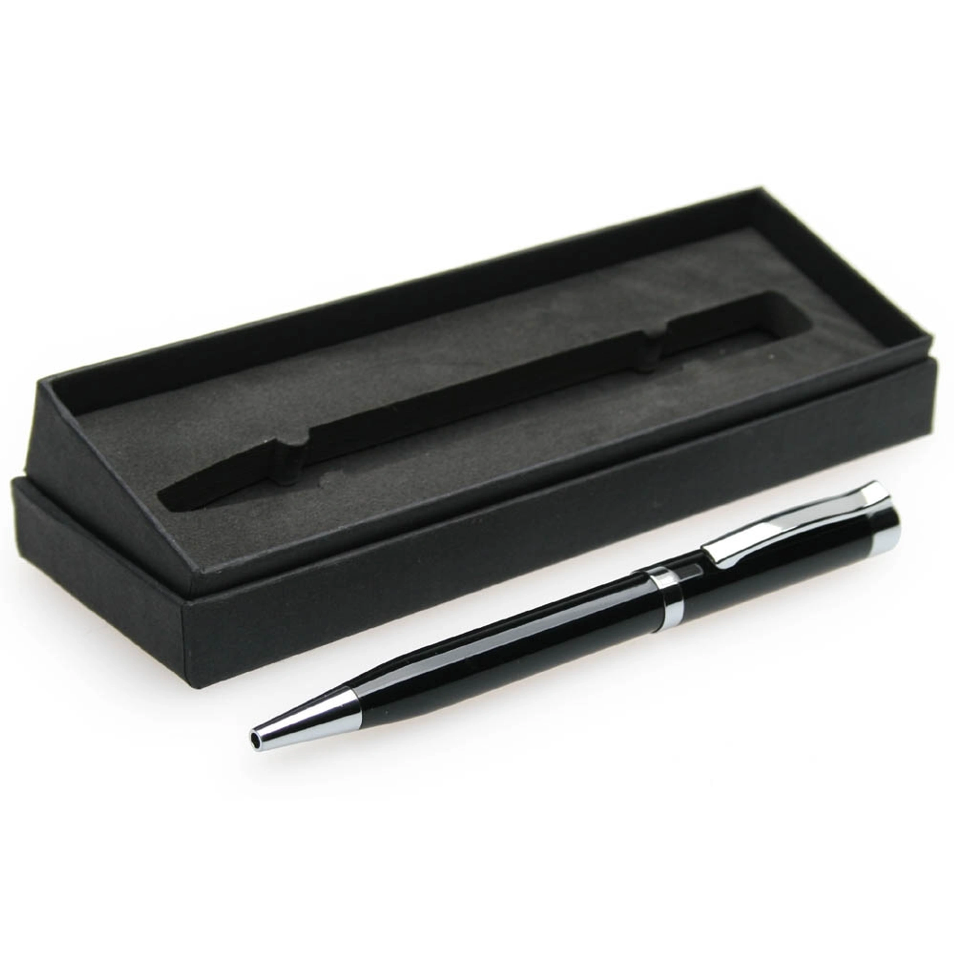 Metal 'Fortuna' (Ritter Pen) pen in case, rotating