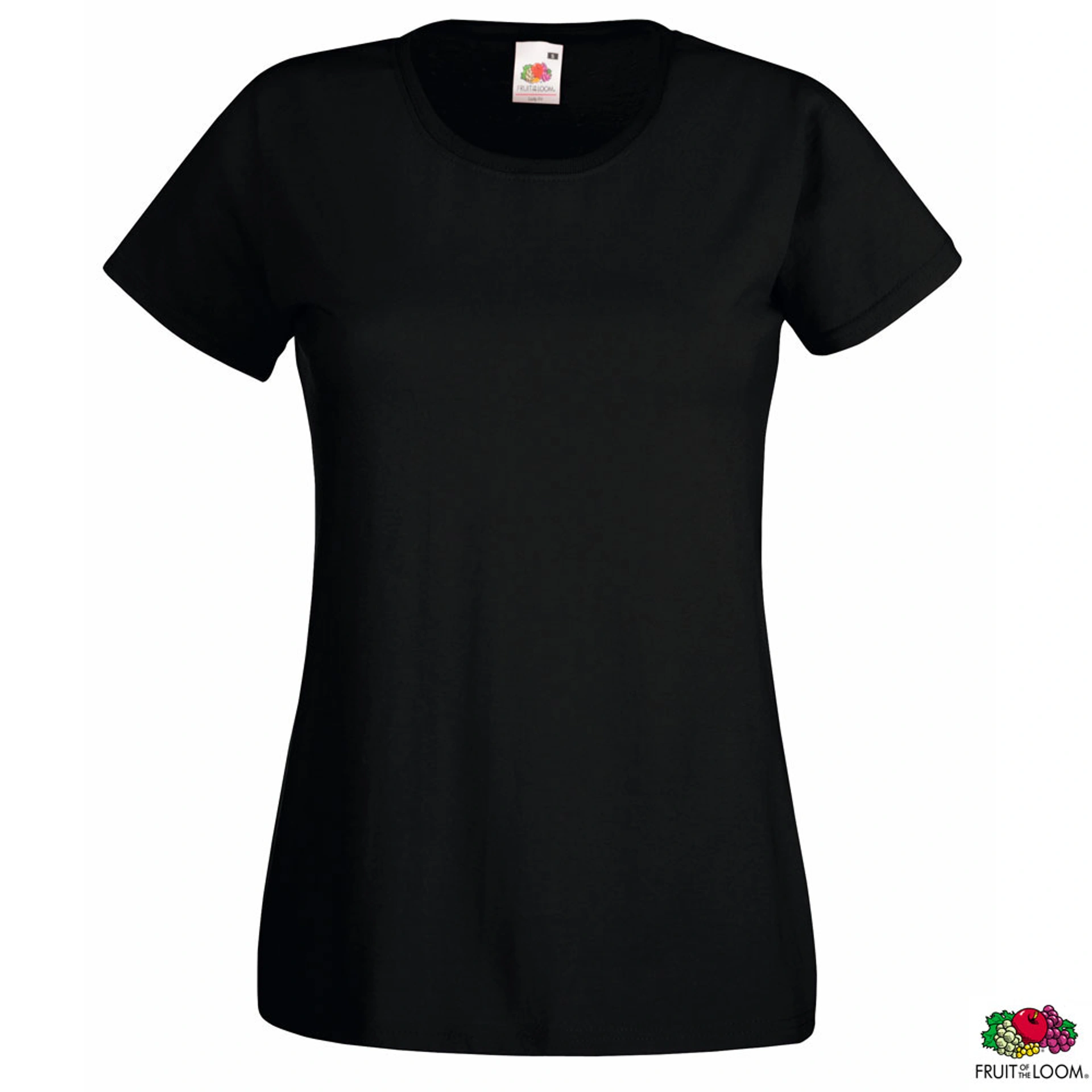 Футболка 'Lady-Fit Valueweight-T' (Fruit of the Loom) - Чорний / S